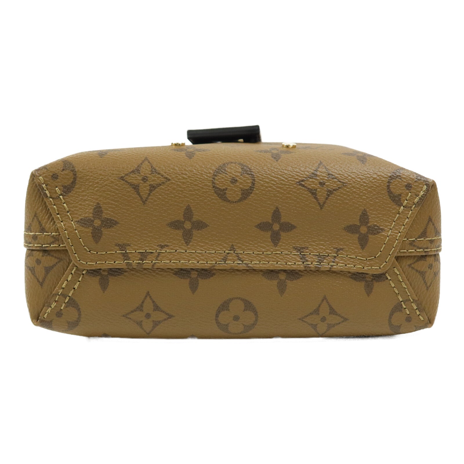 LOUIS VUITTON Monogram Reverse Atlantis BB金扣手挽肩背兩用袋