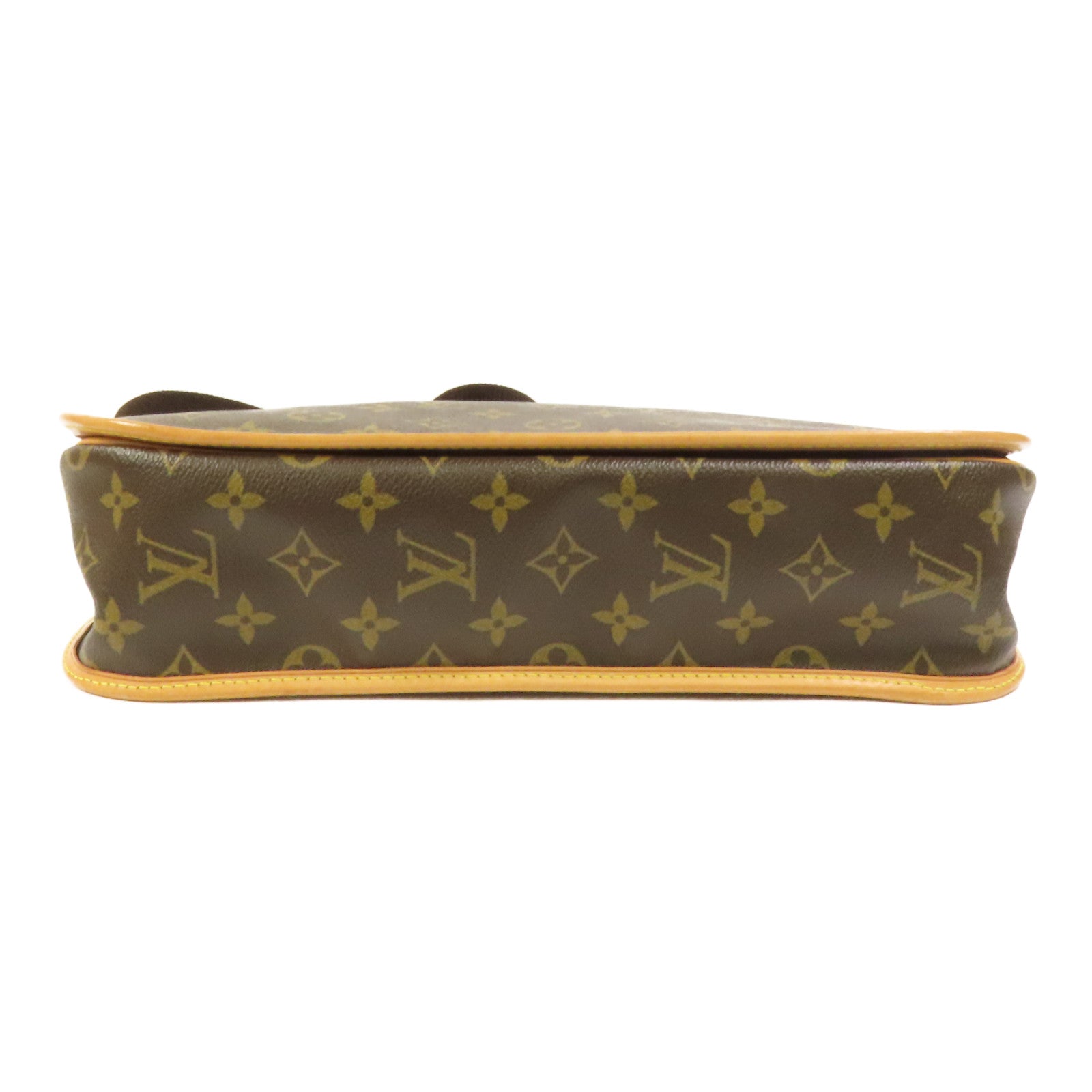 LOUIS VUITTON Monogram Bosphore金扣肩背袋棕色