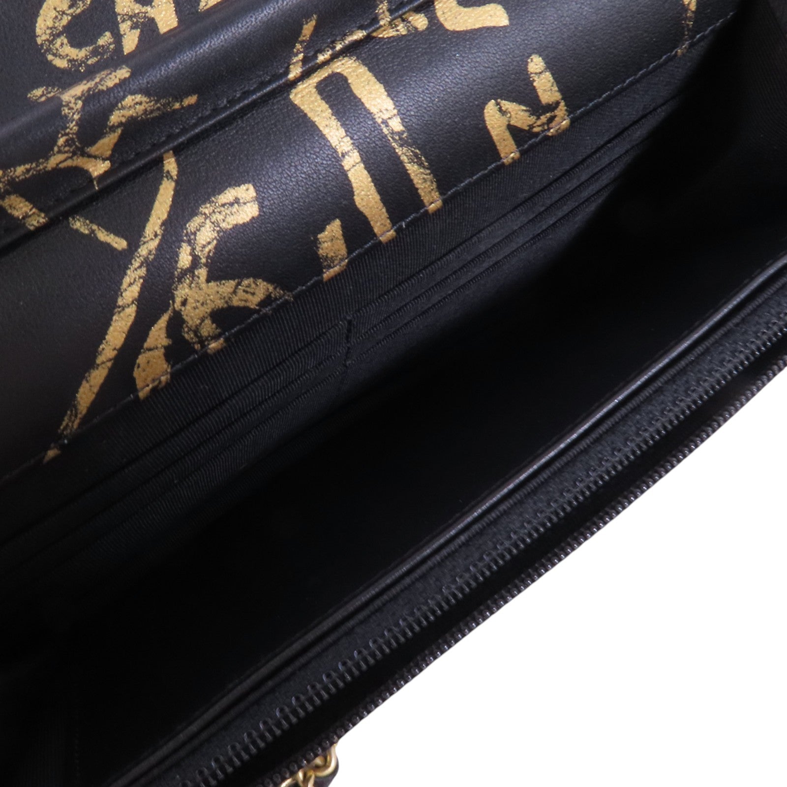 CHANEL 牛皮皮革WOC Wallet On Chain金扣鏈帶肩背袋