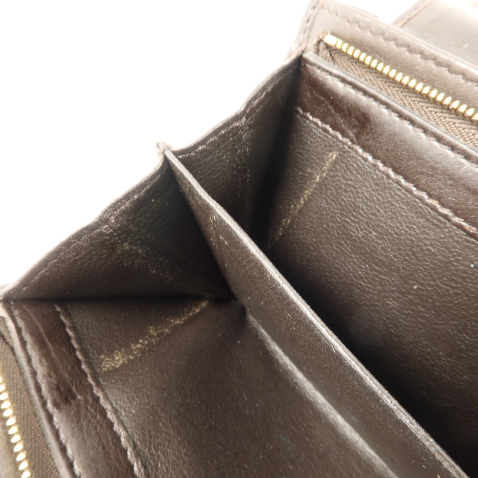GUCCI GG帆布/牛皮皮革Long Walle金扣t長錢包