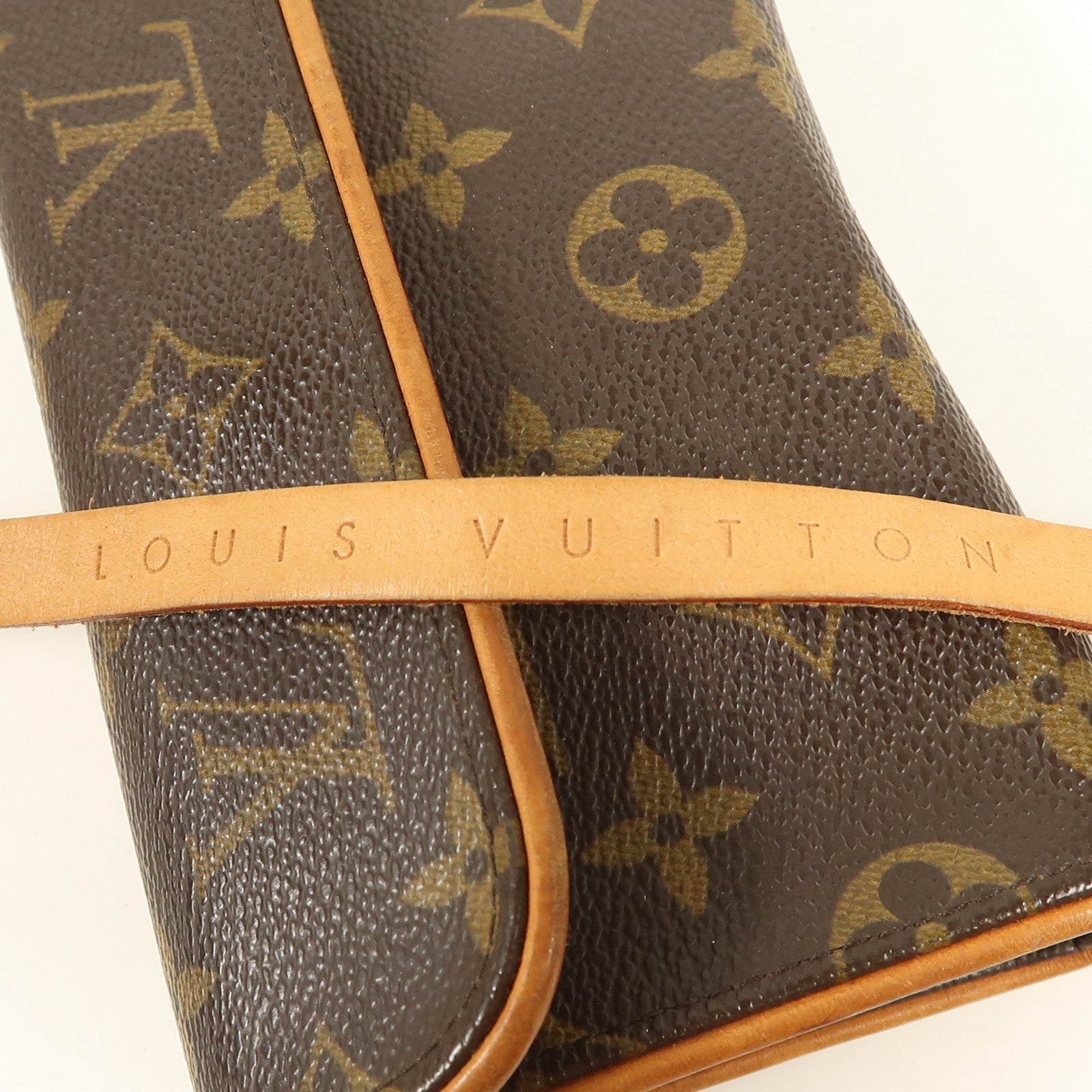 LOUIS VUITTON Monogram Pochette Florentine XS金扣腰包