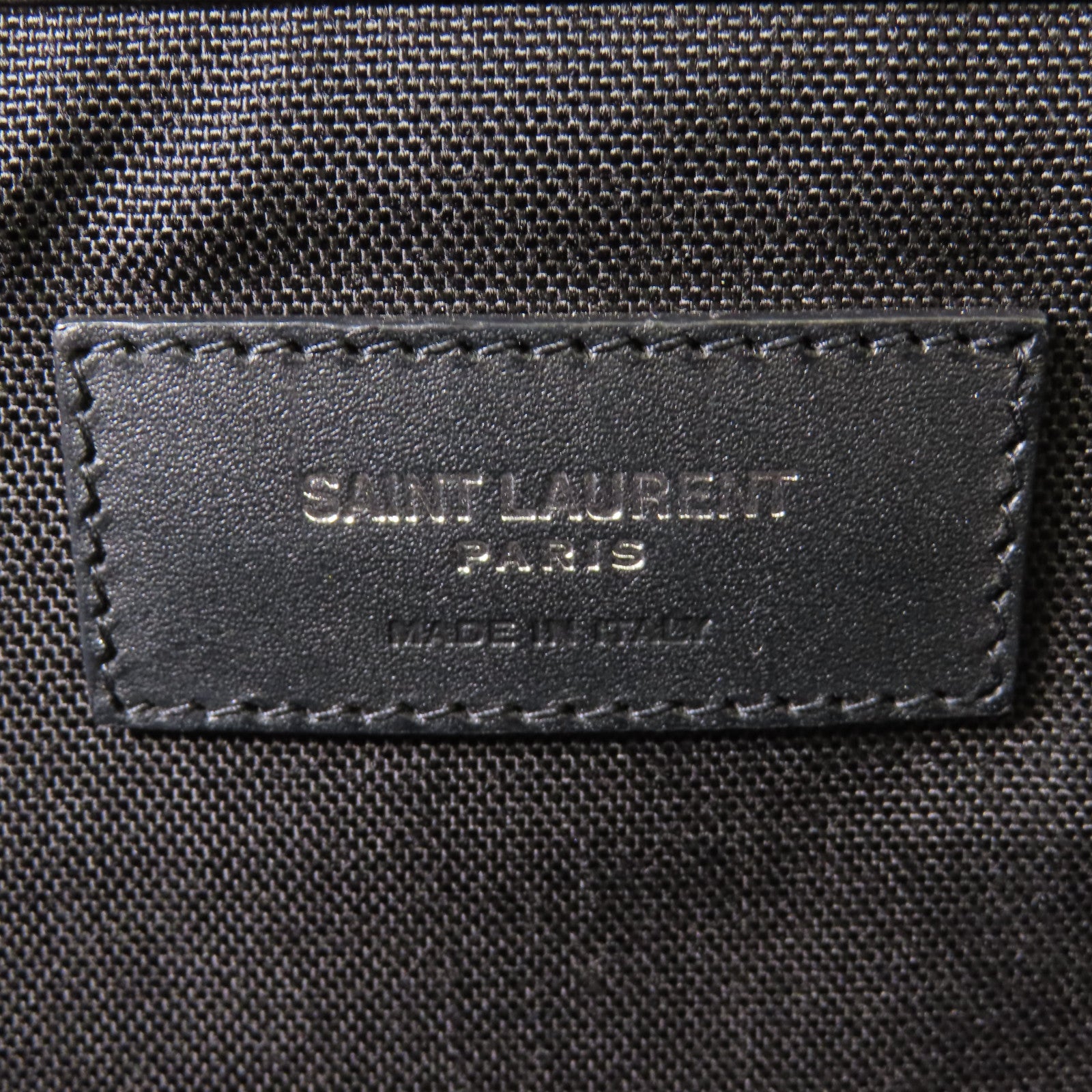 SAINT LAURENT 【激減優惠】帆布Backpack銀扣背包