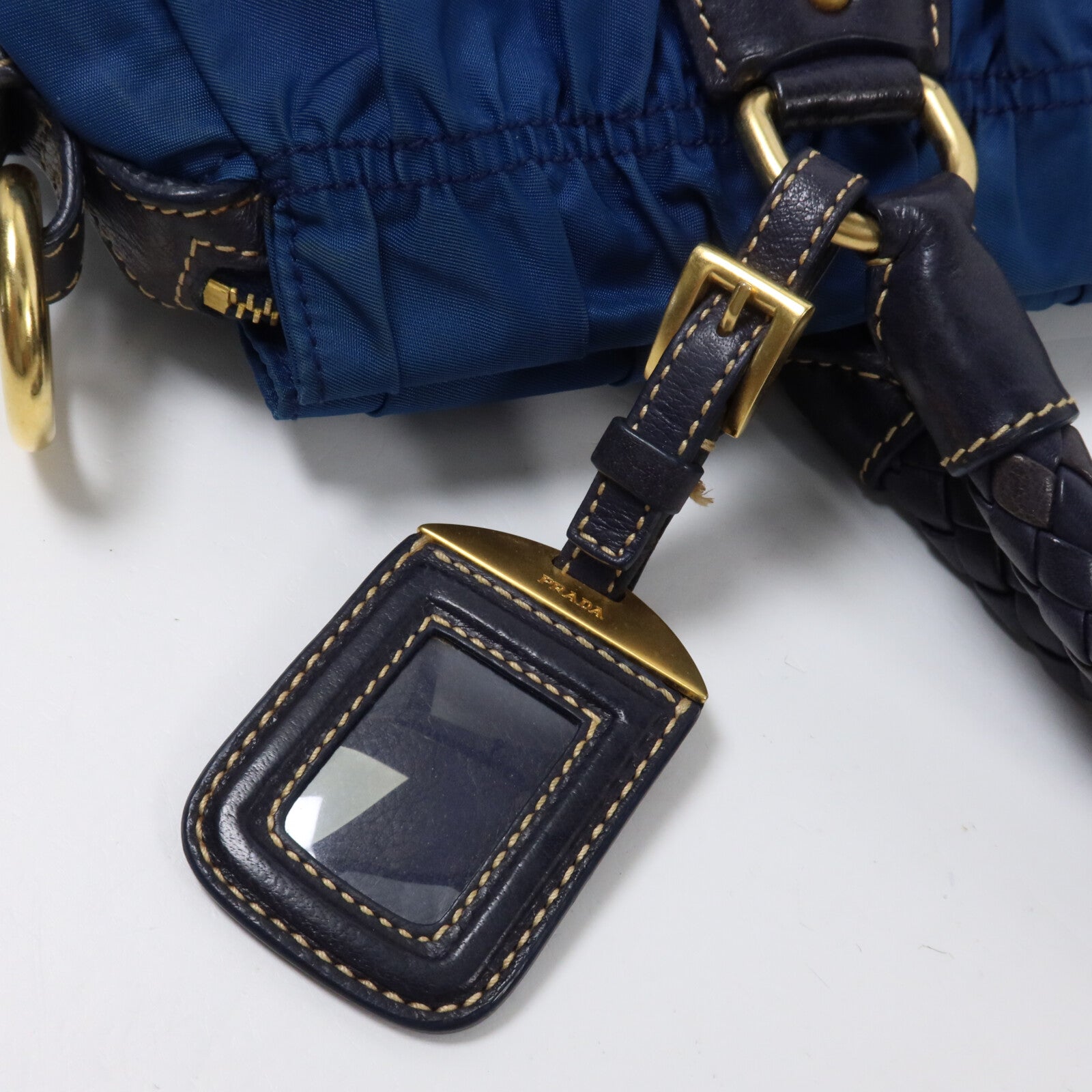PRADA 尼龍Gaufre手挽袋