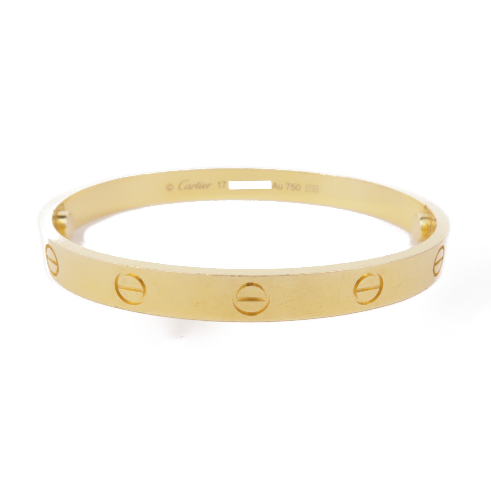 CARTIER Love Bracelet B6067517 18K Yellow Gold Cartier#17