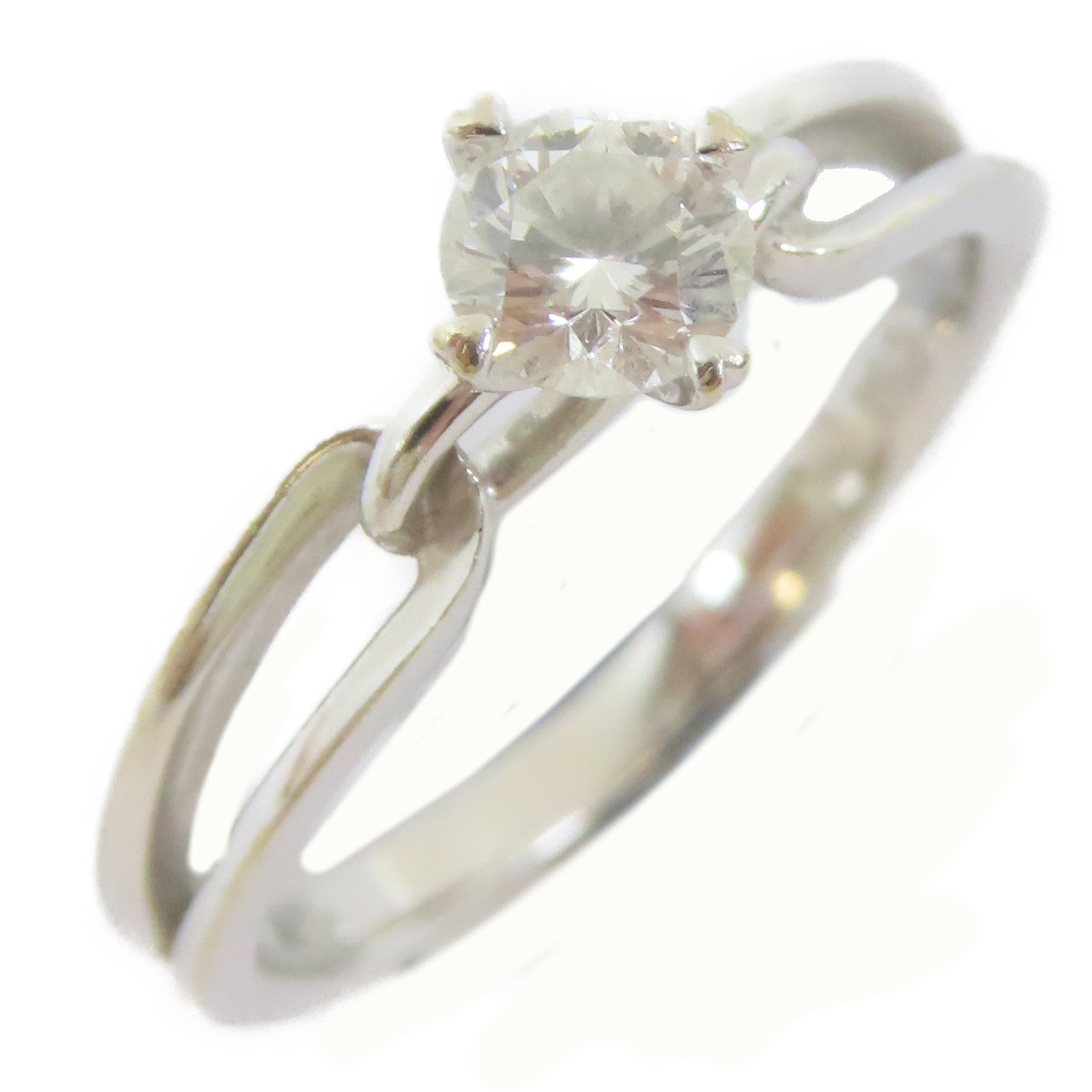 JEWELRY 18K白金Diamond Ring0.31ct鑽石戒指US#5.5
