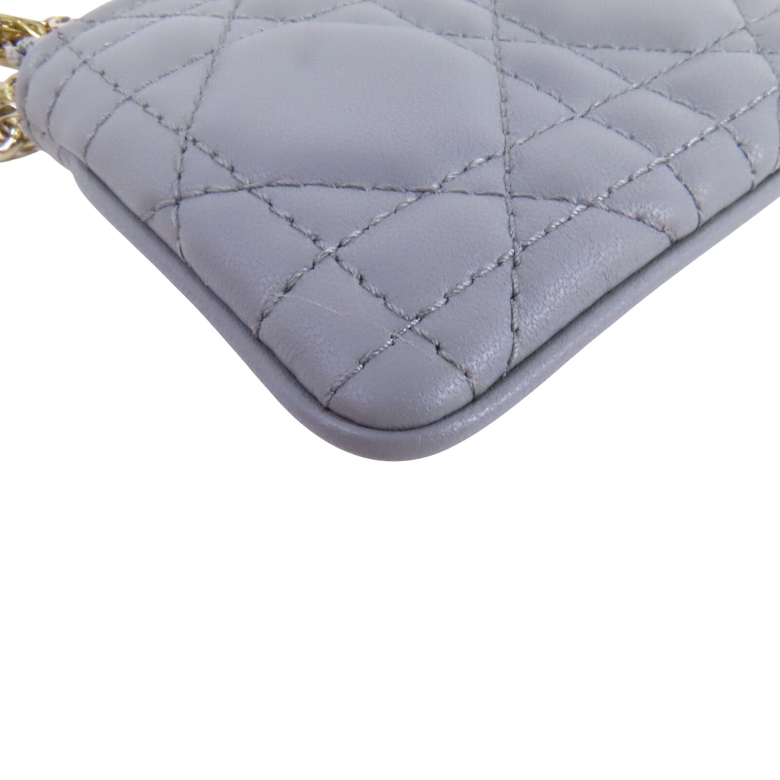 Dior 牛皮皮革Coin Case金扣零錢包