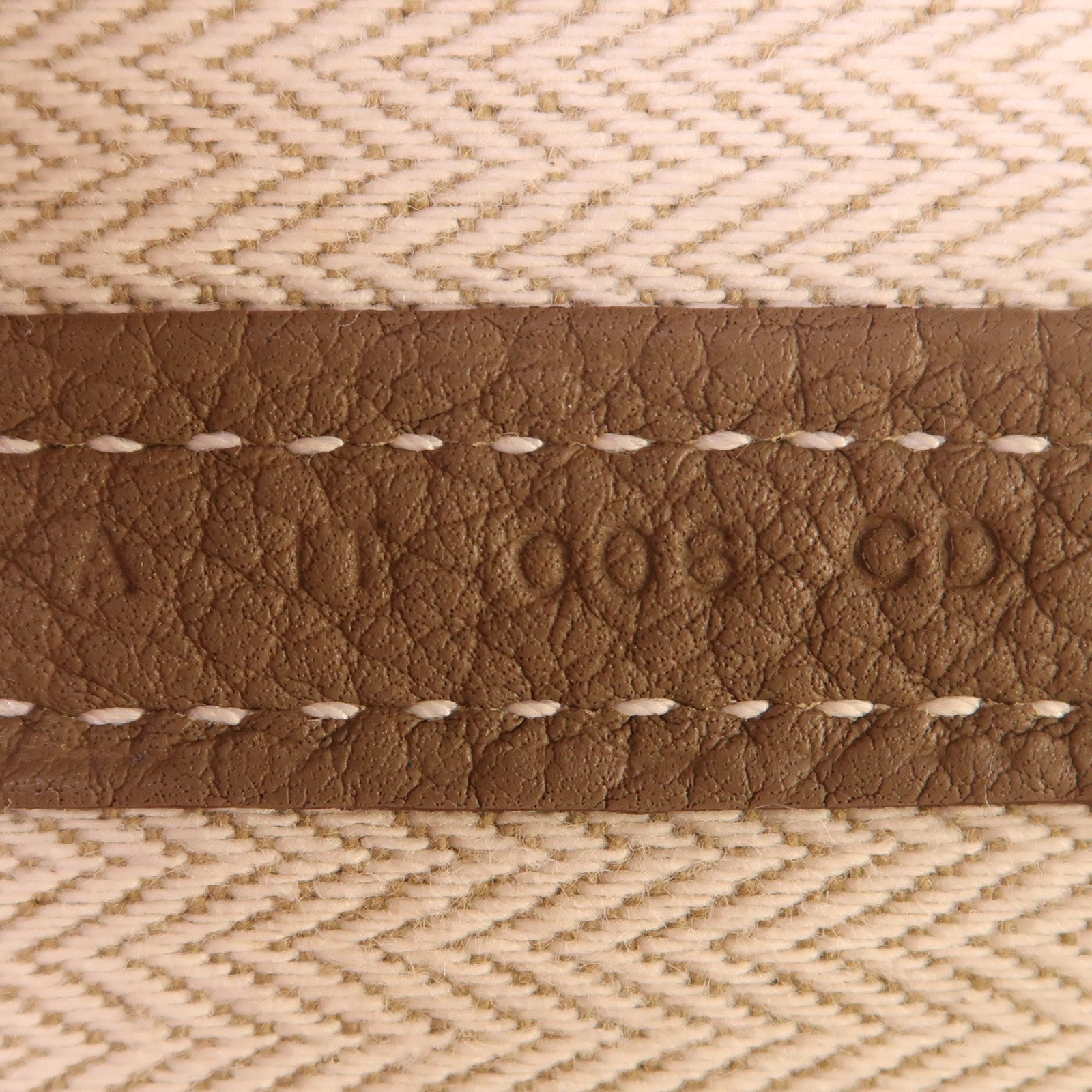 HERMES Negonda皮革Garden Party PM銀扣手挽袋Etoupe