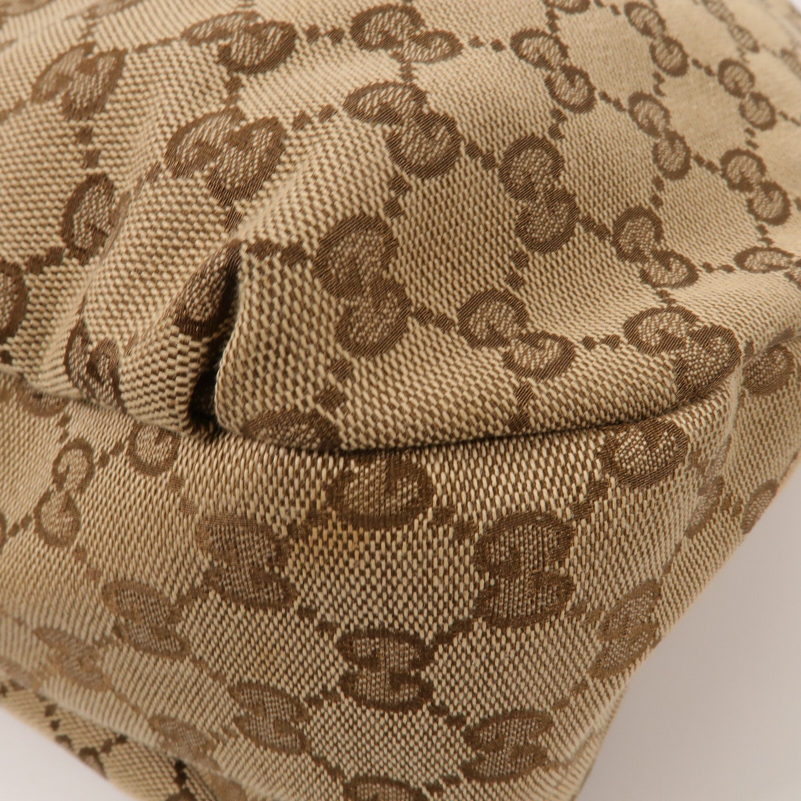 GUCCI 帆布GG Web Hobo肩背袋
