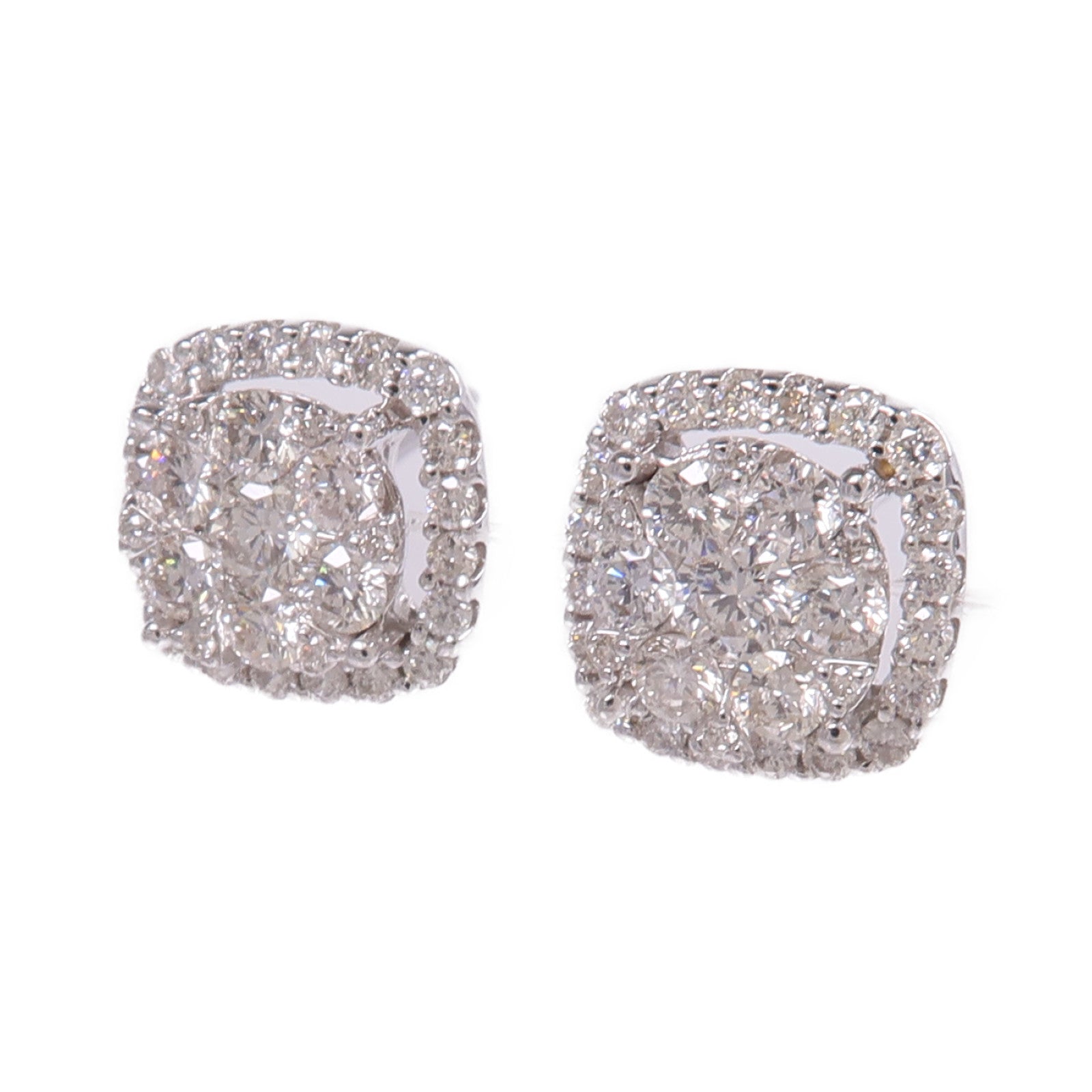 JEWELRY 18K白金Diamond Earrings鑽石耳環