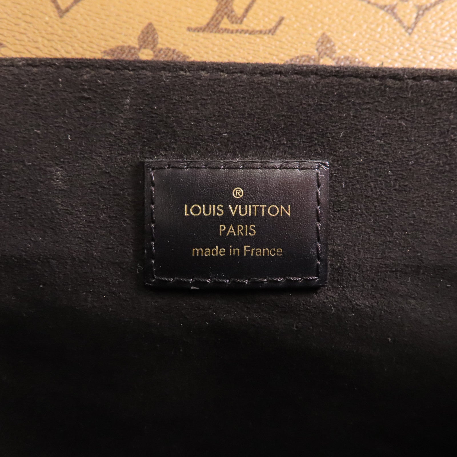 LOUIS VUITTON Monogram Reverse Pochette Metis金扣手挽肩背兩用袋棕色