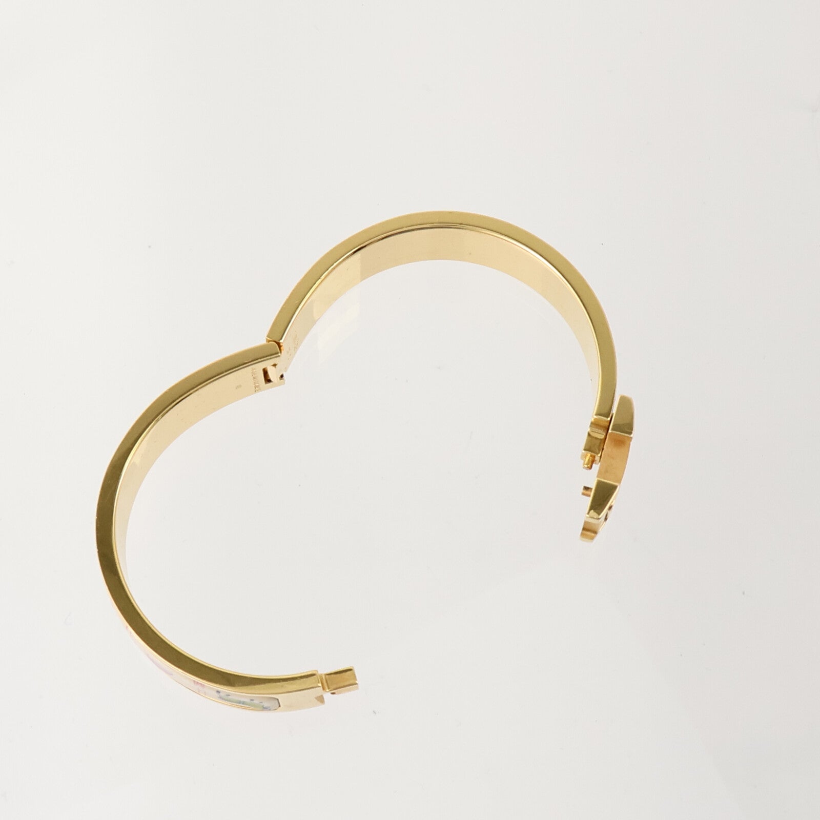 HERMES 金屬/琺瑯Clic H Bangle手鐲