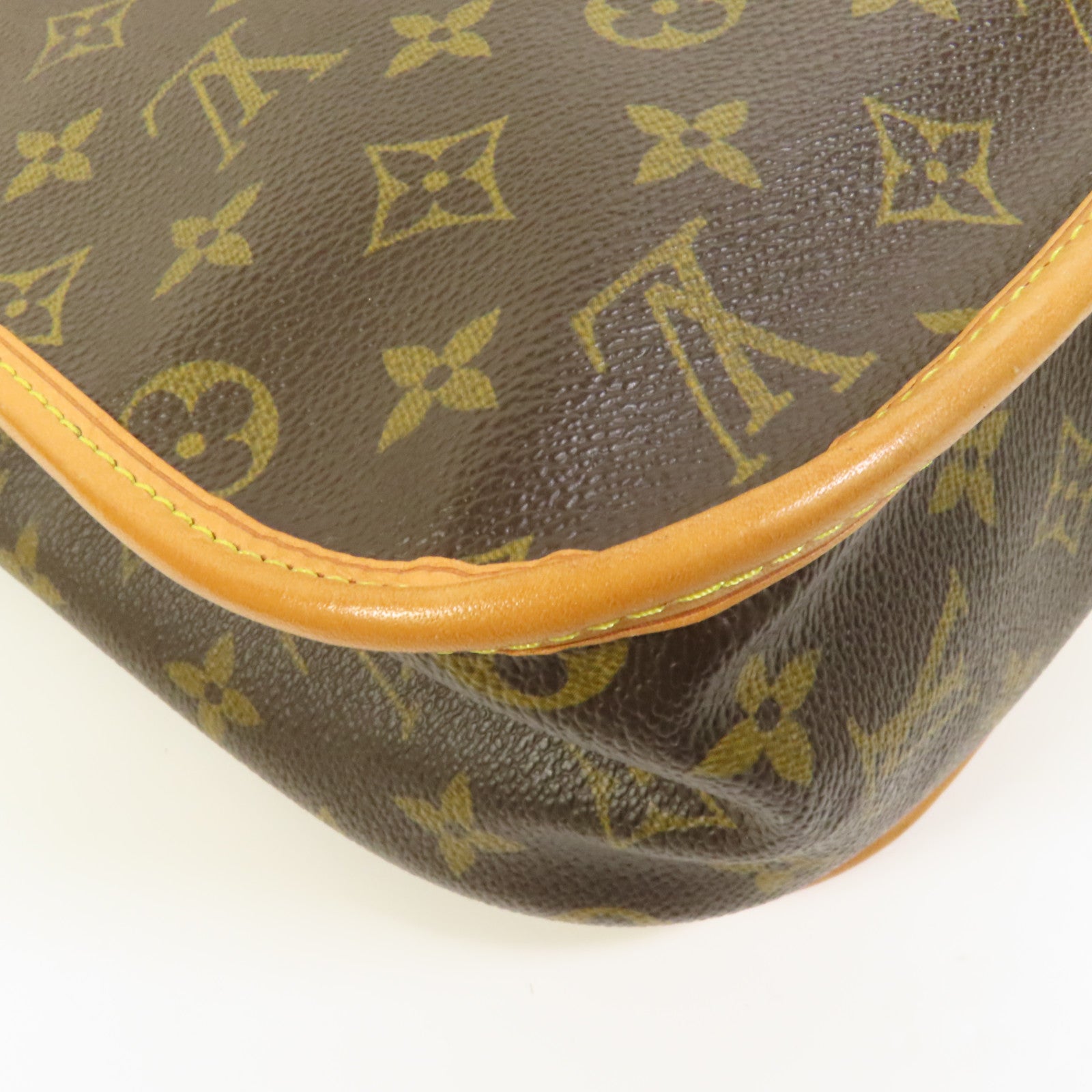 LOUIS VUITTON Monogram Bosphore金扣肩背袋棕色