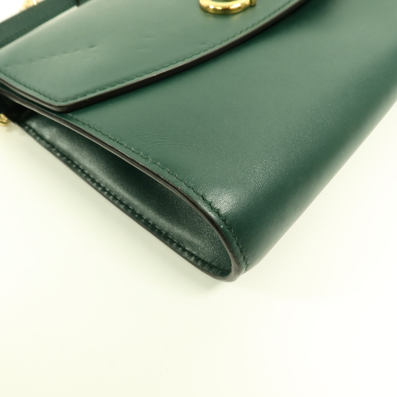 GUCCI 牛皮皮革Zumi Shoulder Bag鏈帶手挽肩背兩用袋