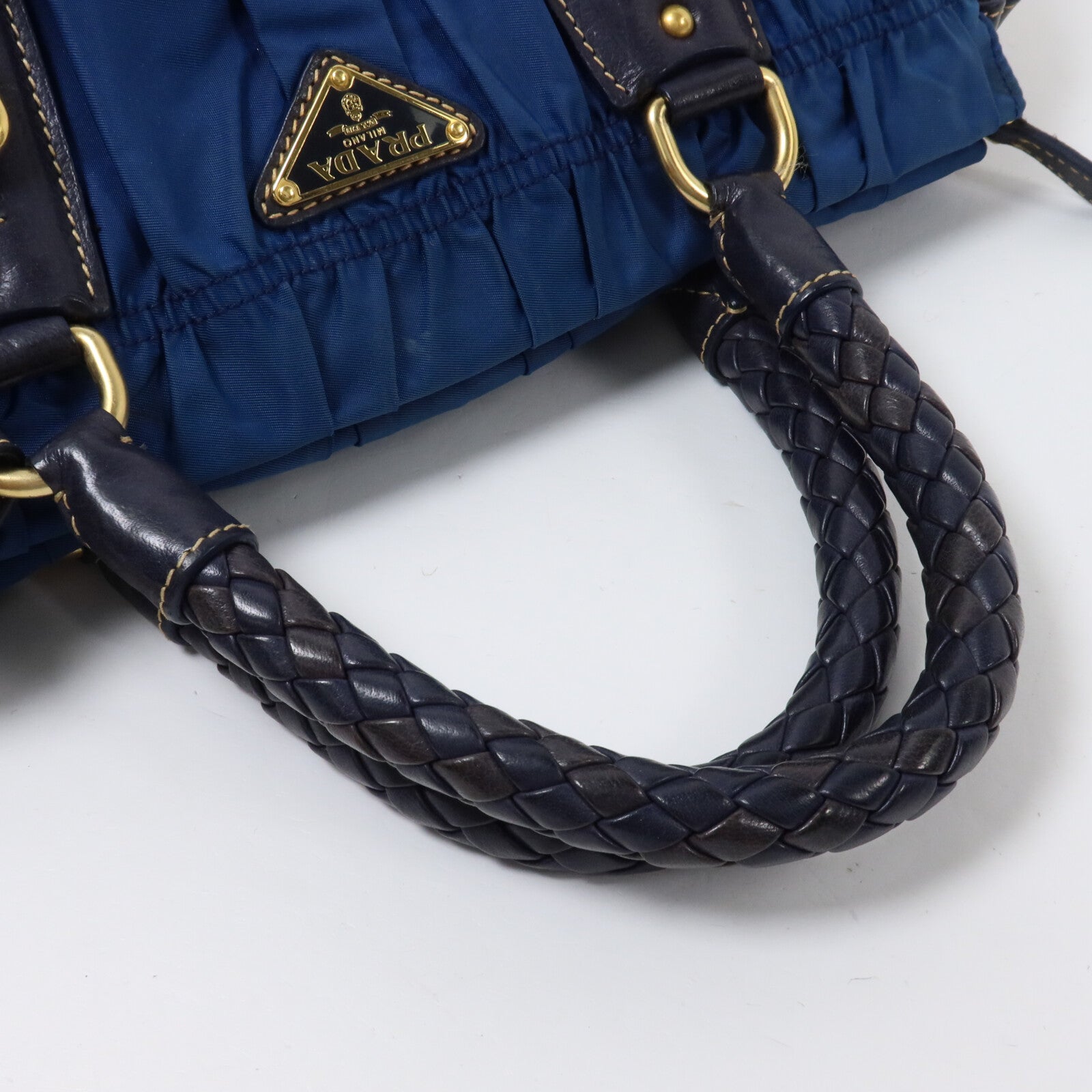 PRADA 尼龍Gaufre手挽袋