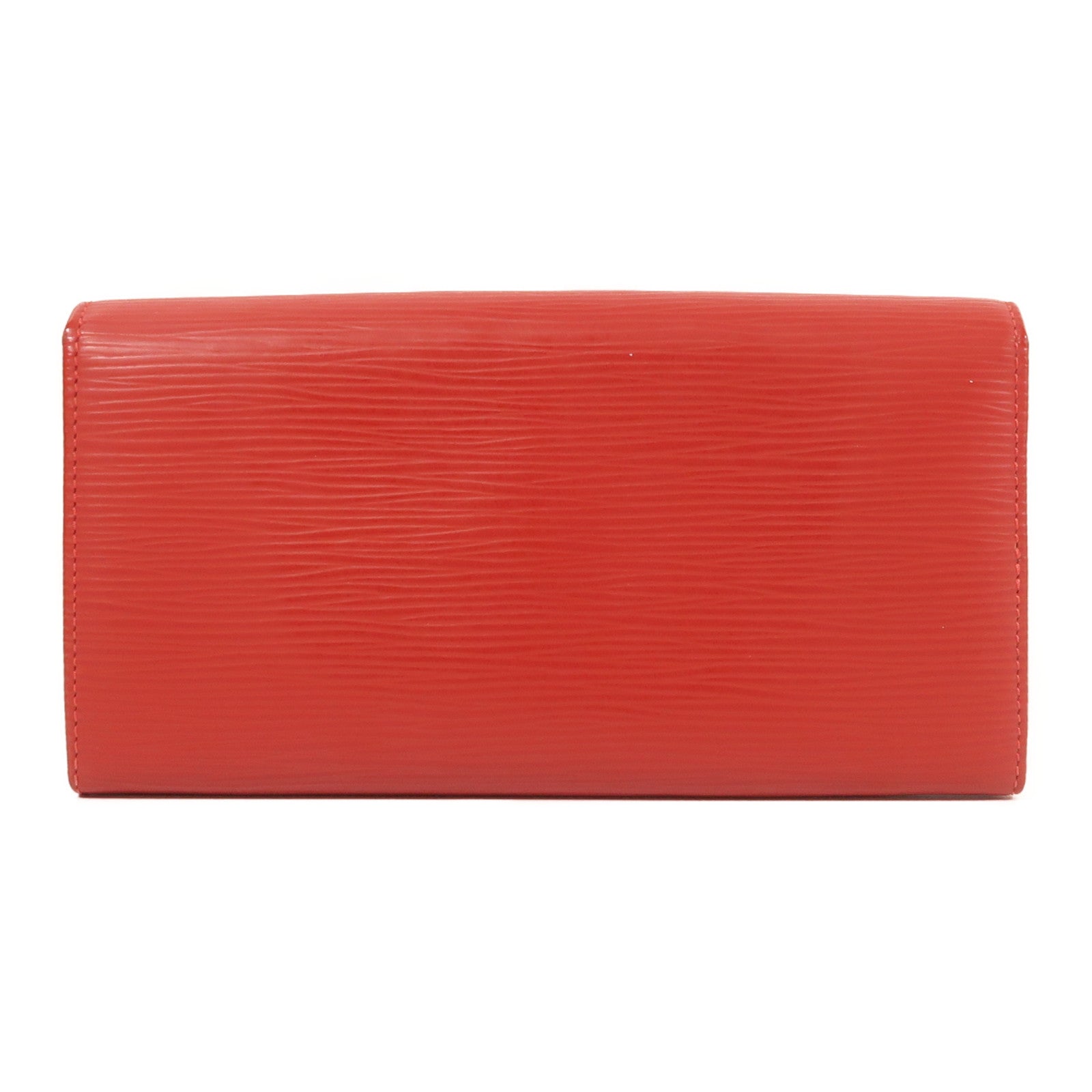 LOUIS VUITTON Epi Long Wallet銀扣長錢包