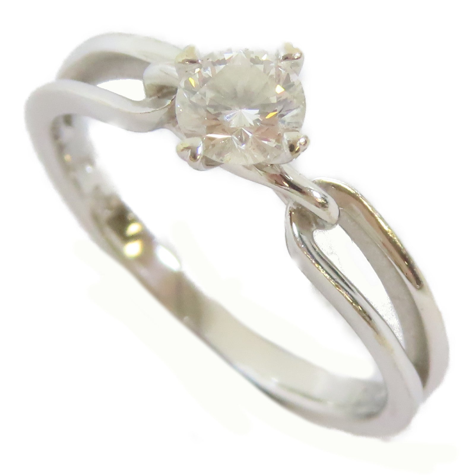 JEWELRY 18K白金Diamond Ring0.31ct鑽石戒指US#5.5