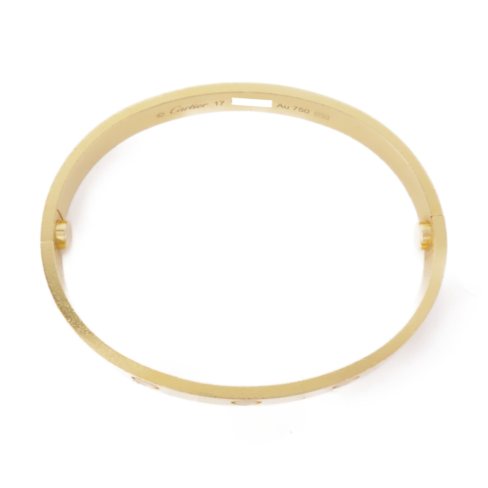 CARTIER Love Bracelet B6067517 18K Yellow Gold Cartier#17