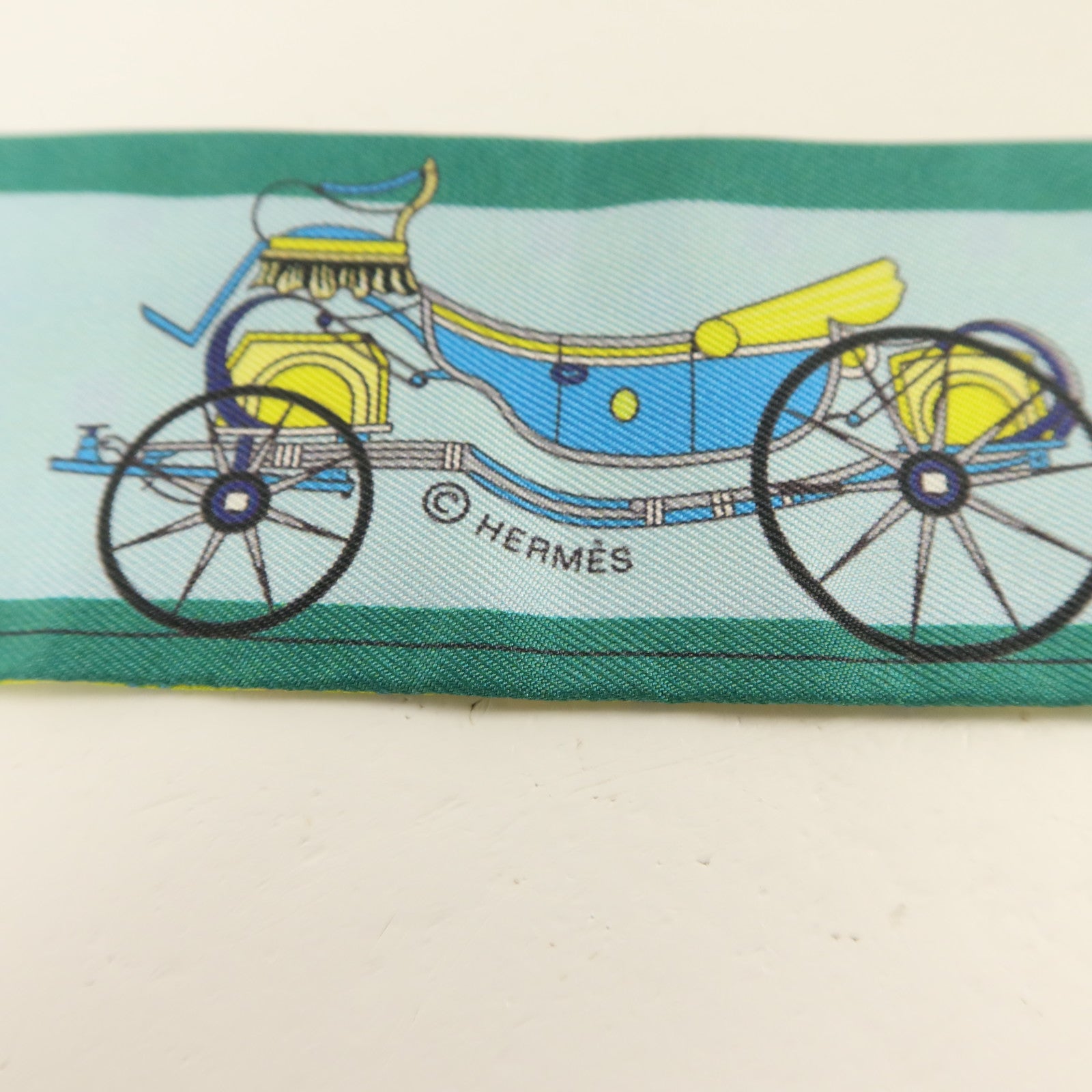 HERMES 絲質Twilly絲巾