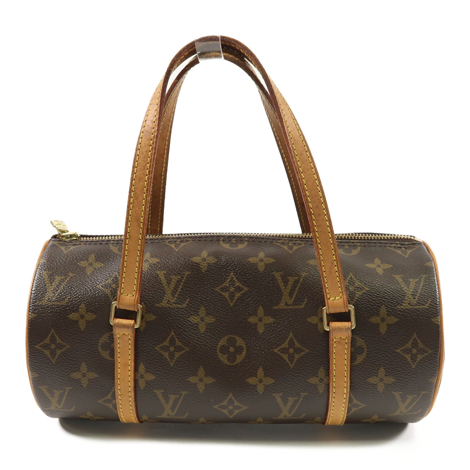 LOUIS VUITTON Monogram Papillon PM金扣手挽袋