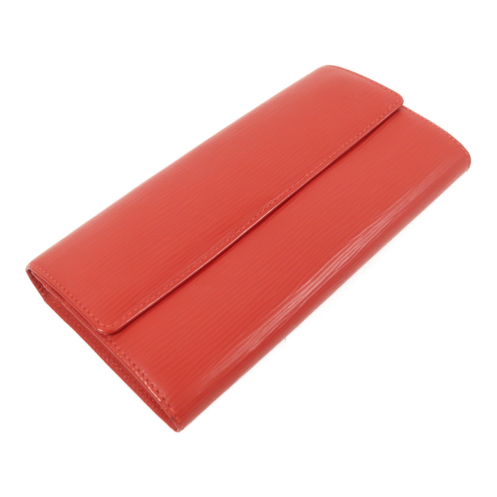 LOUIS VUITTON Epi Long Wallet銀扣長錢包