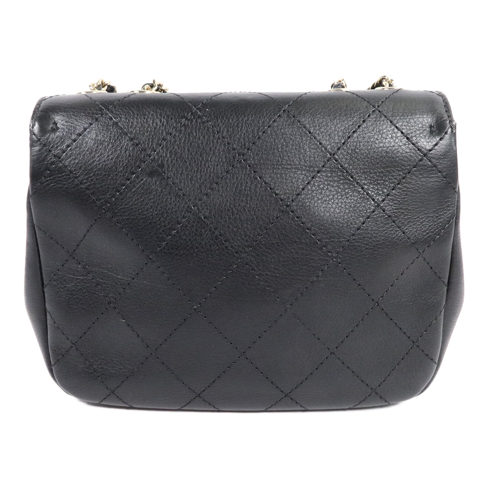 CHANEL 牛皮皮革Chain Shoulder Bag鏈帶肩背袋