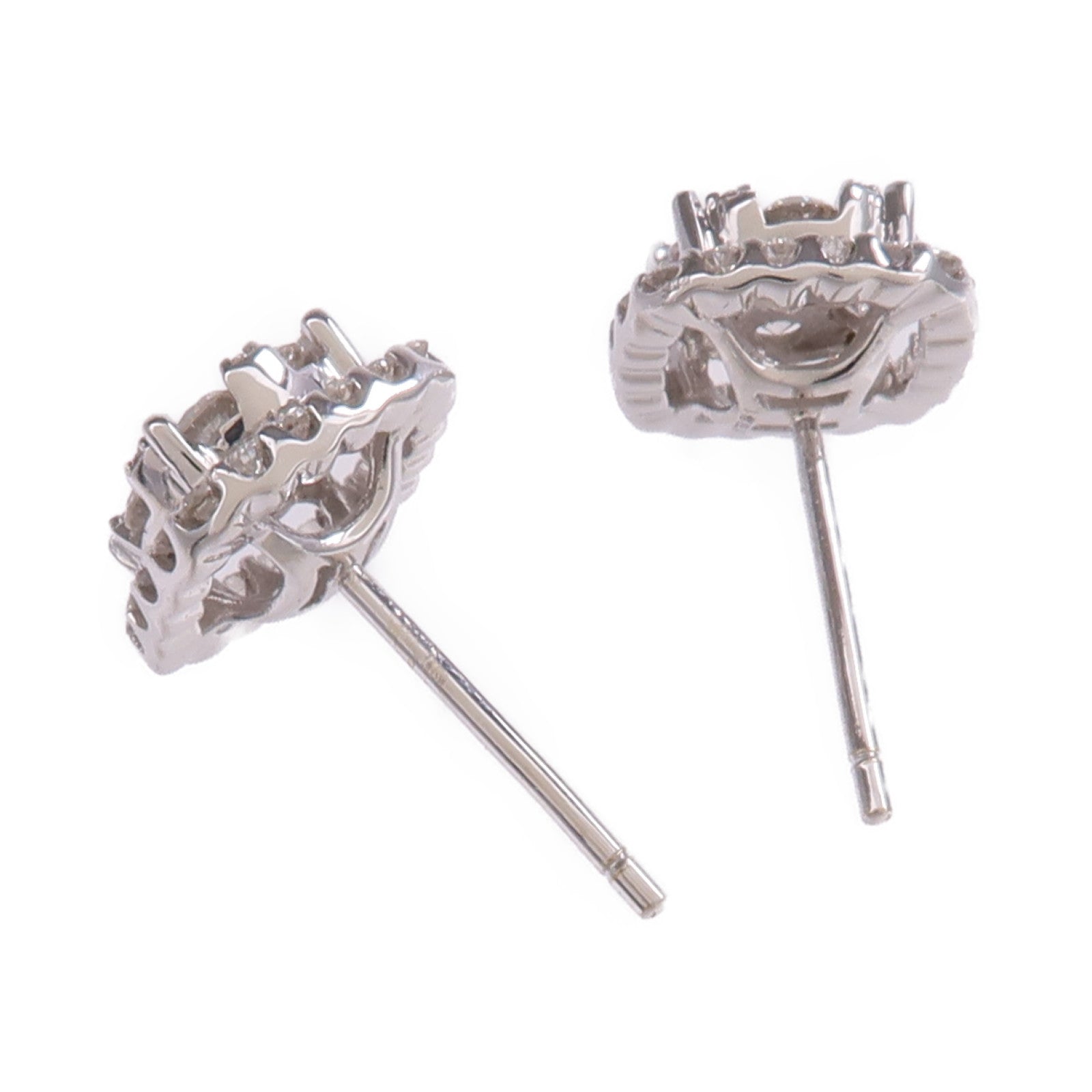 JEWELRY 18K白金Diamond Earrings鑽石耳環