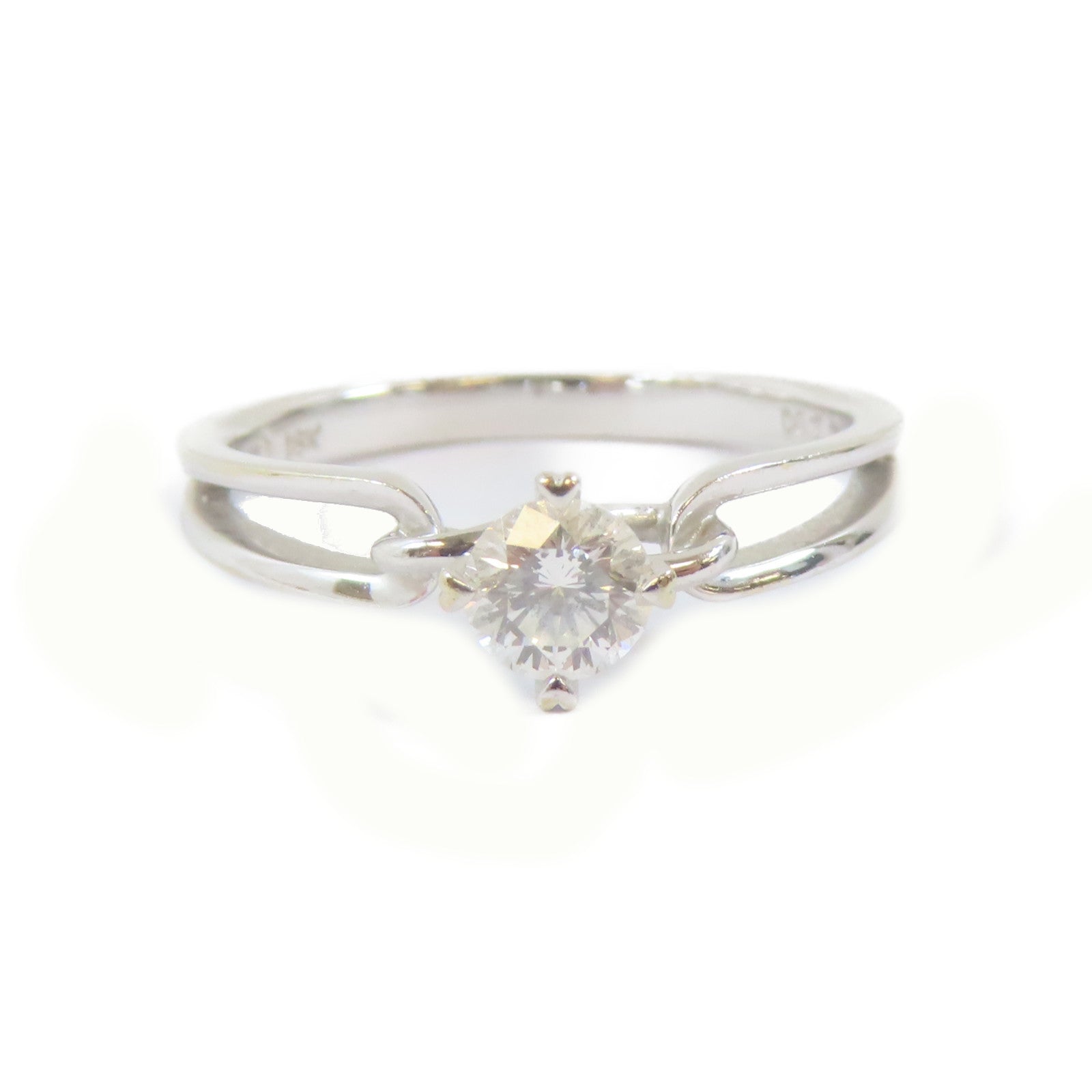 JEWELRY 18K白金Diamond Ring0.31ct鑽石戒指US#5.5