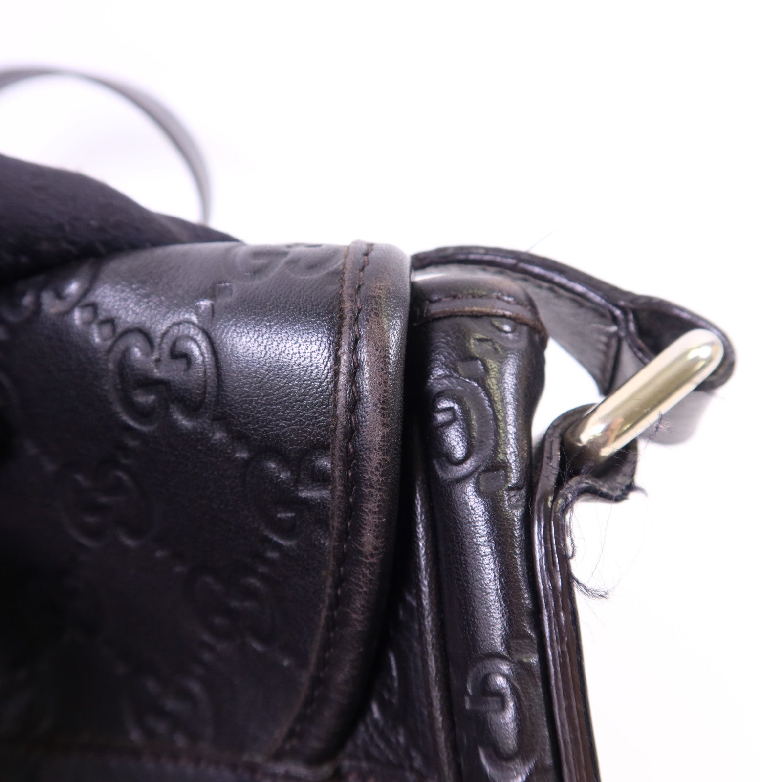 GUCCI 牛皮皮革Messenger Bag肩背袋