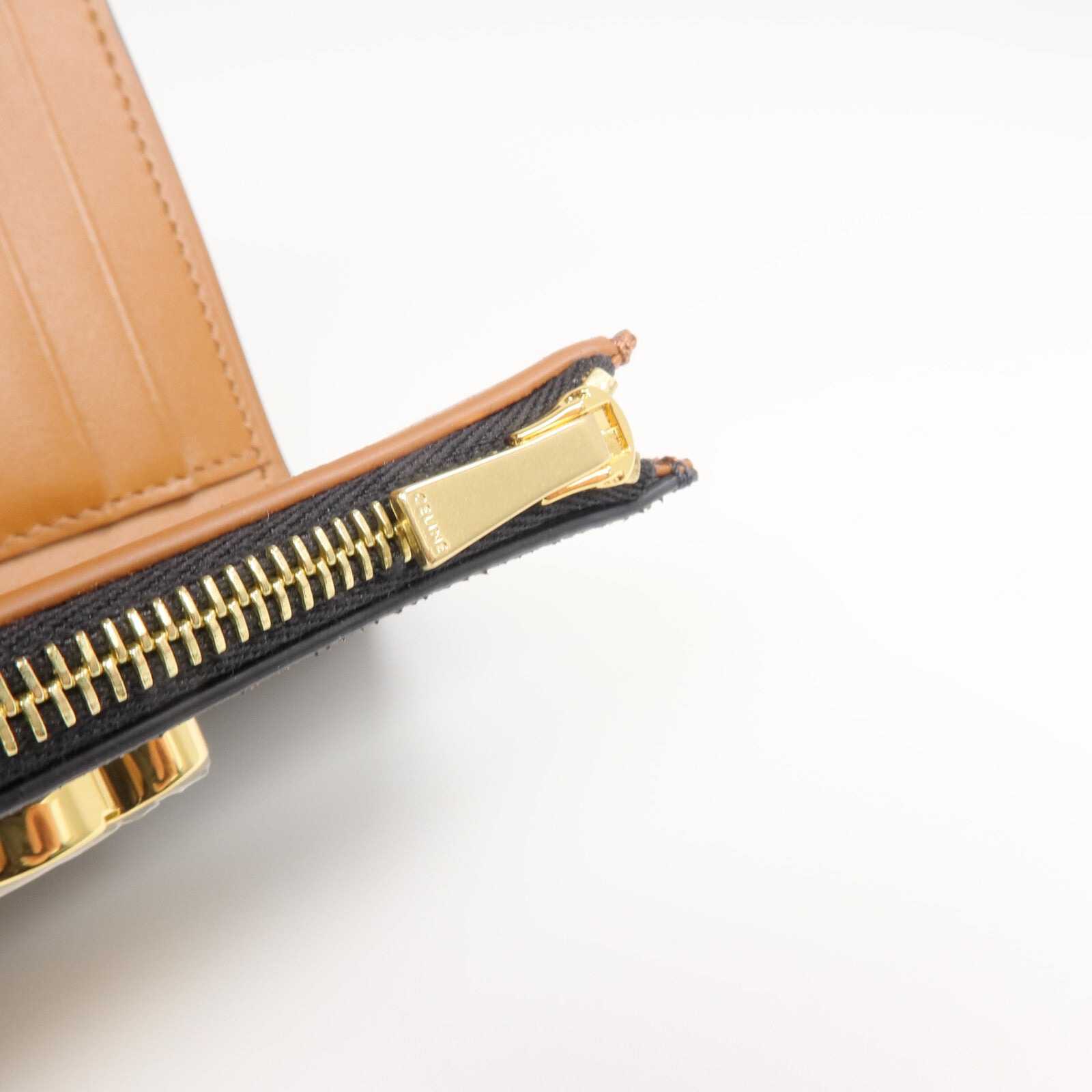 CELINE 塗層帆布Fine Strap Wallet Nino錢包