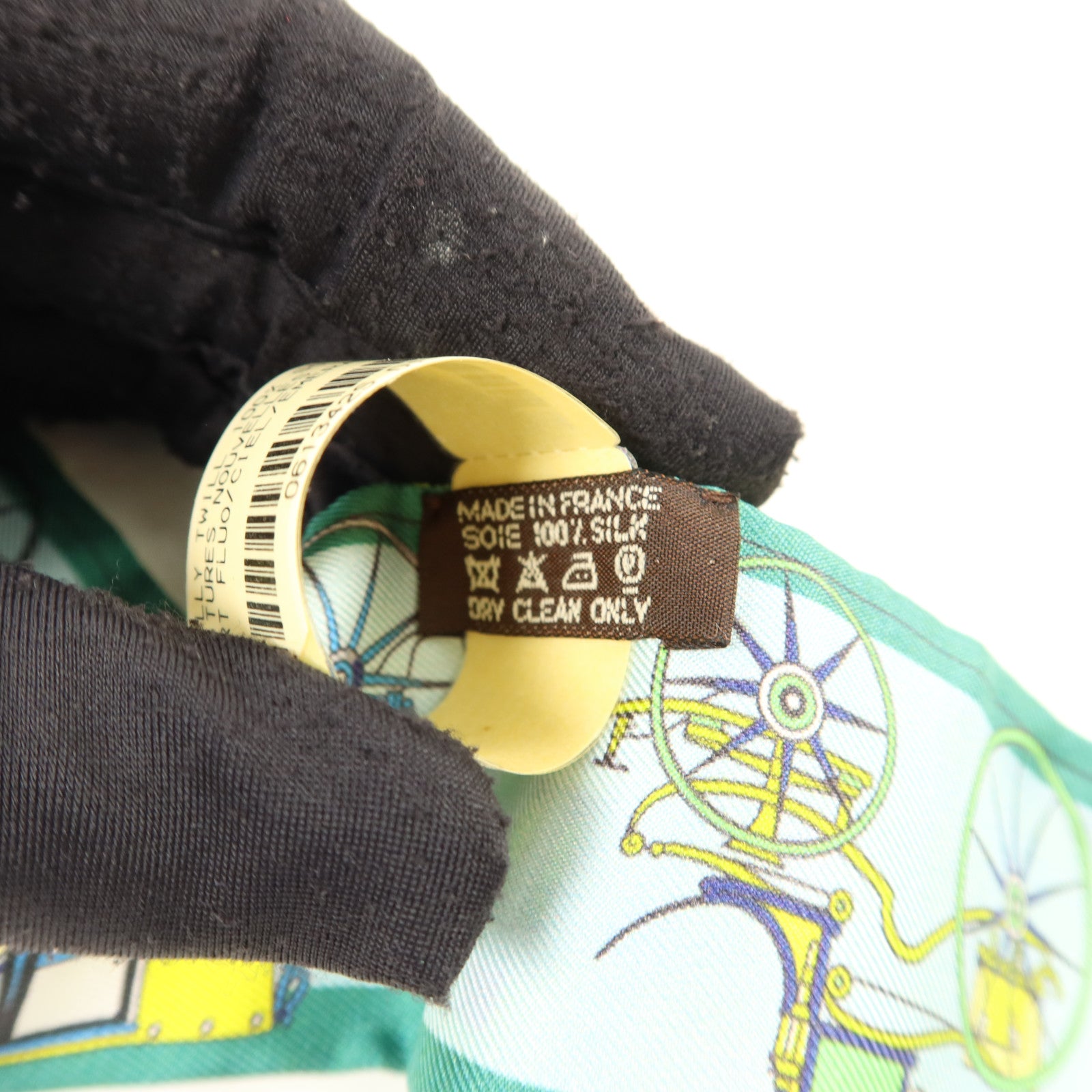 HERMES 絲質Twilly絲巾