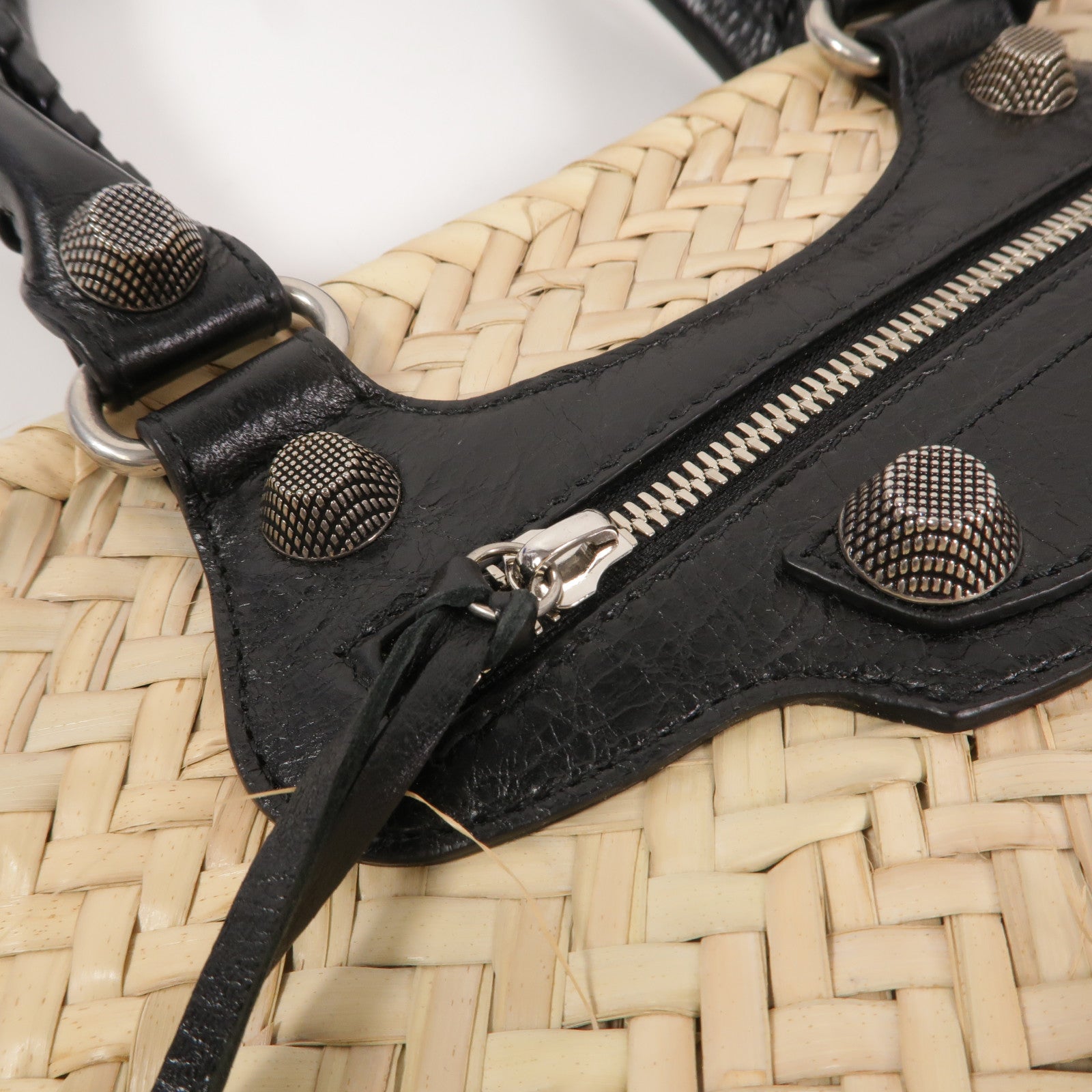BALENCIAGA 藤料/羊皮皮革Le Cagole肩背袋