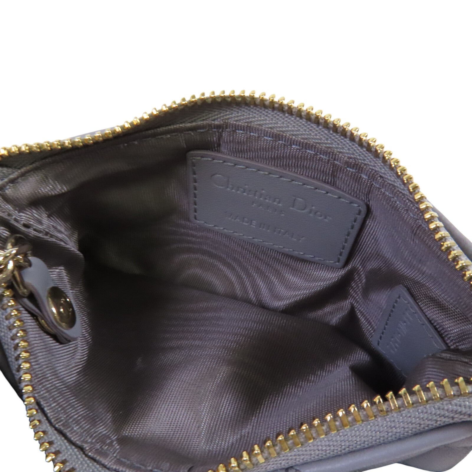 Dior 牛皮皮革Coin Case金扣零錢包