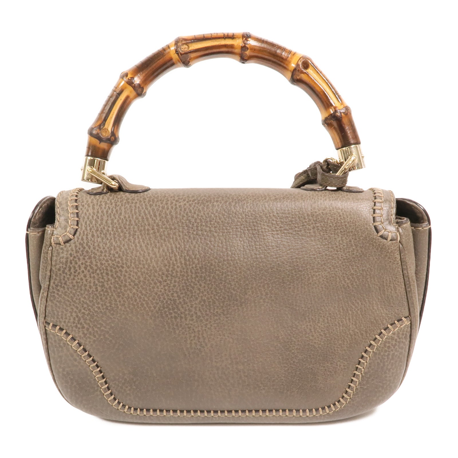 GUCCI 牛皮皮革2 Way Shoulder金扣手挽肩背兩用袋