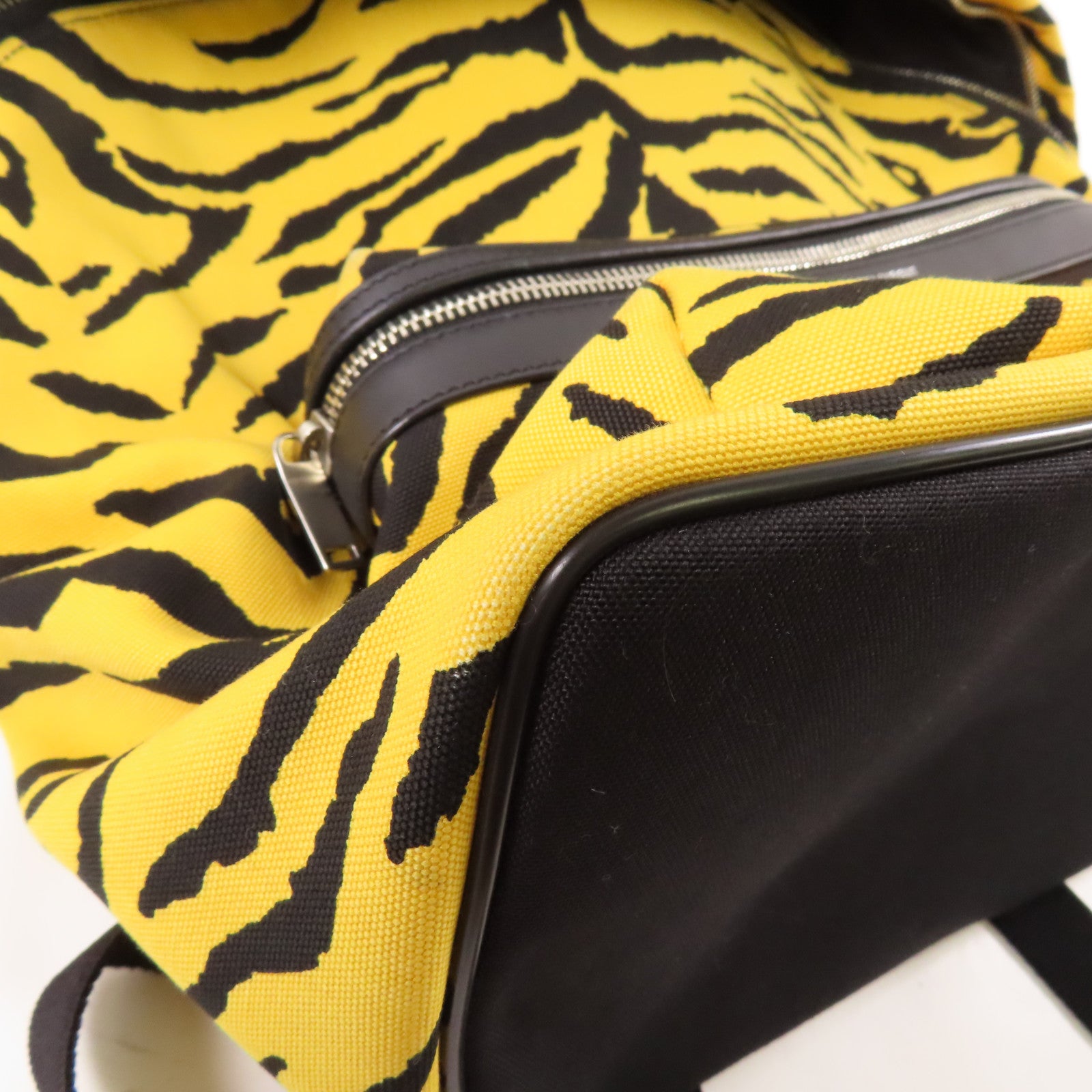 SAINT LAURENT 【激減優惠】帆布Backpack銀扣背包