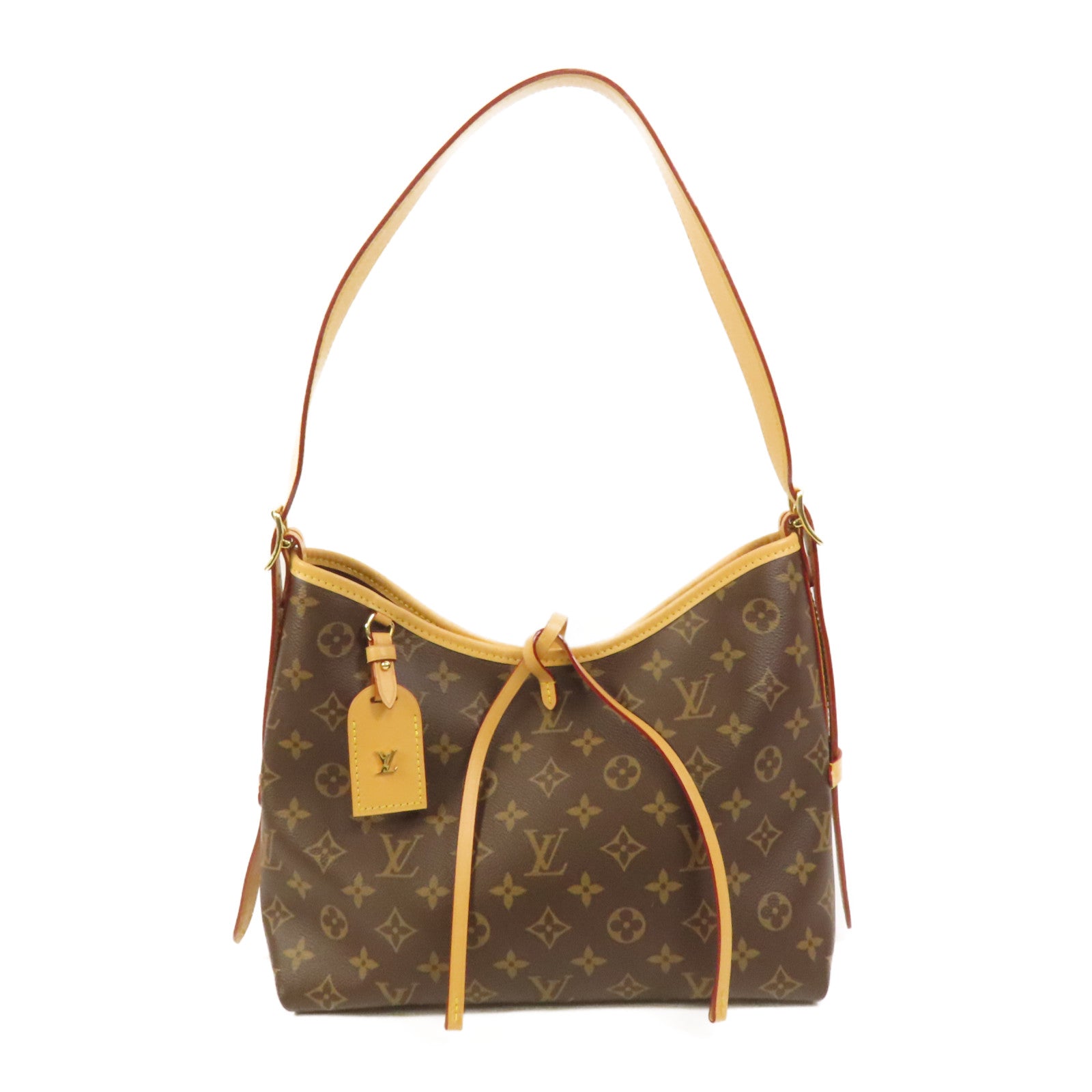 LOUIS VUITTON Monogram CarryAll PM金扣肩背袋