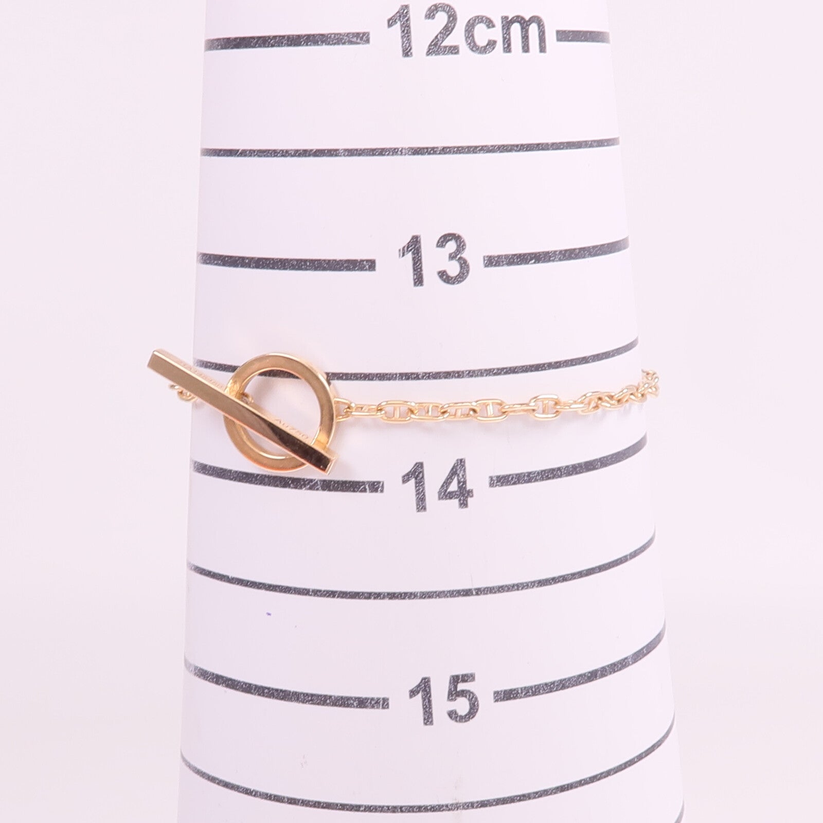 HERMES 【激減優惠】18K玫瑰金/陶瓷Chaine d'ancre Verso Bracelet手鏈