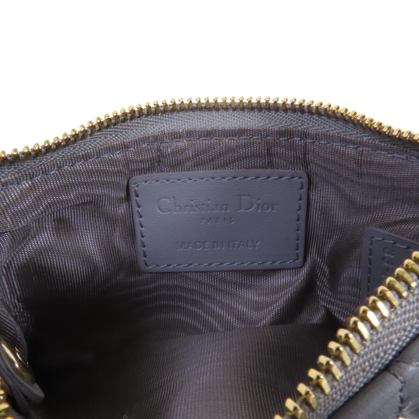 Dior 牛皮皮革Coin Case金扣零錢包