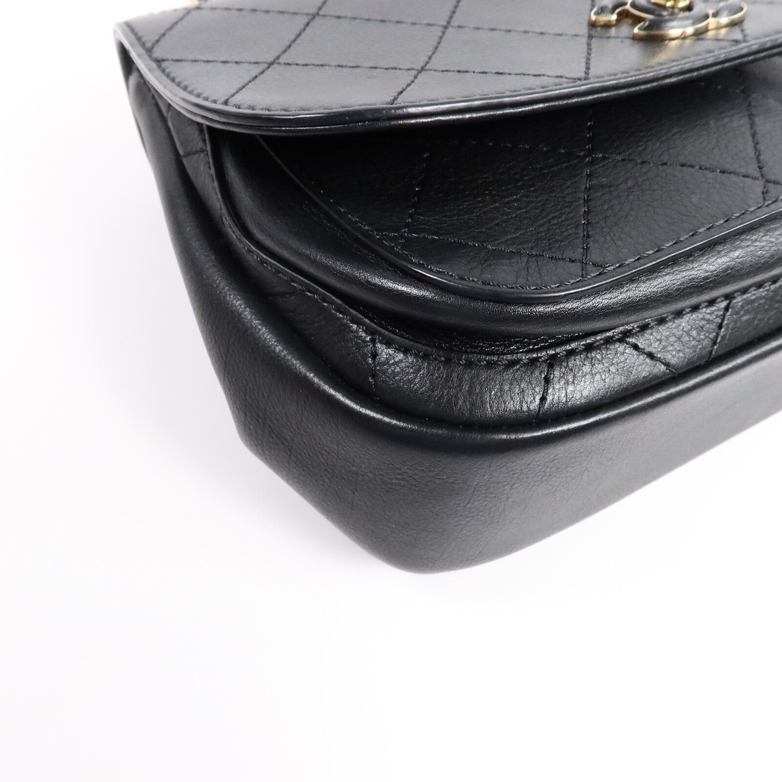 CHANEL 牛皮皮革Chain Shoulder Bag鏈帶肩背袋