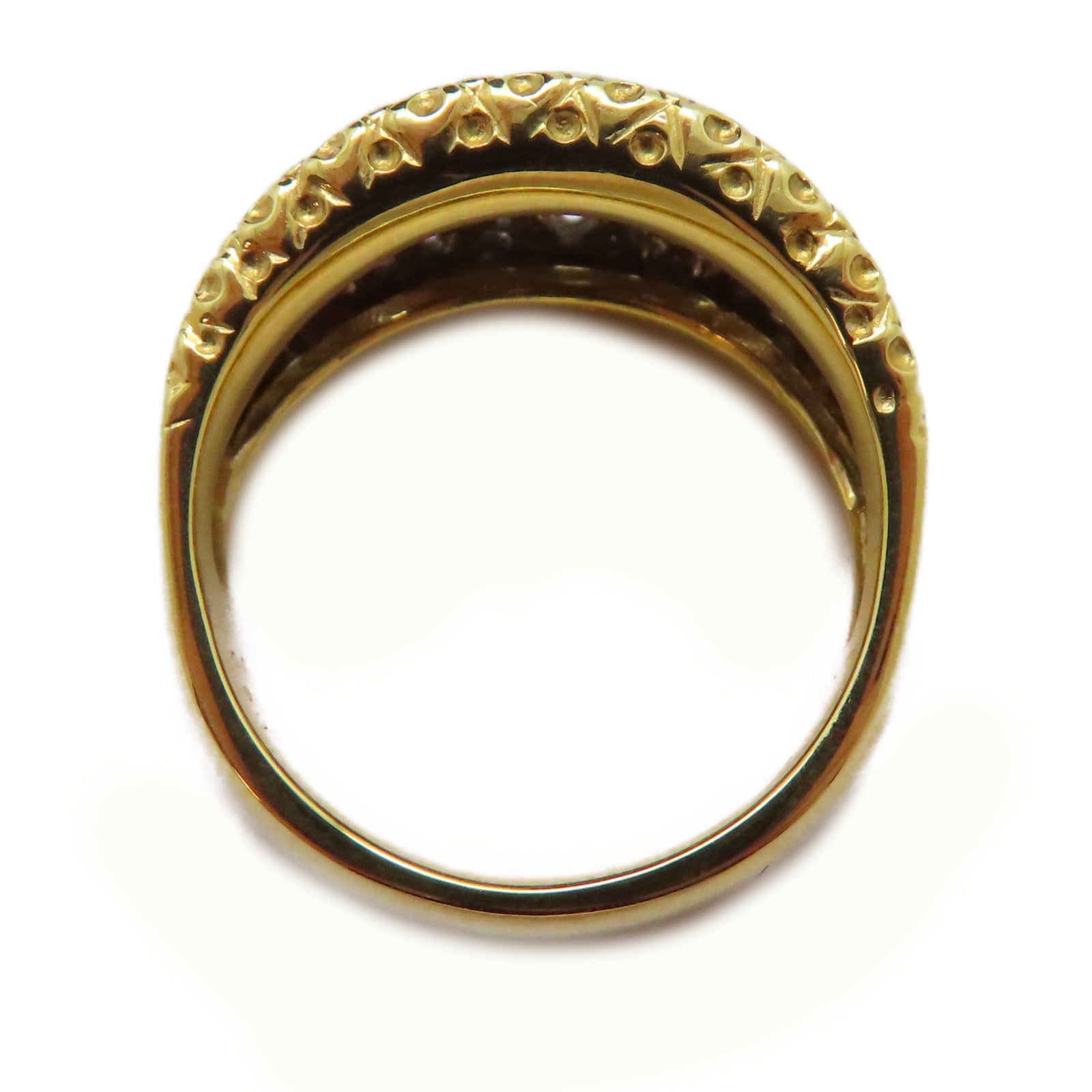 JEWELRY 18K黃金/PT900鉑金Diamond Ring 0.26ct/0.31ct鑽石戒指US#5.75