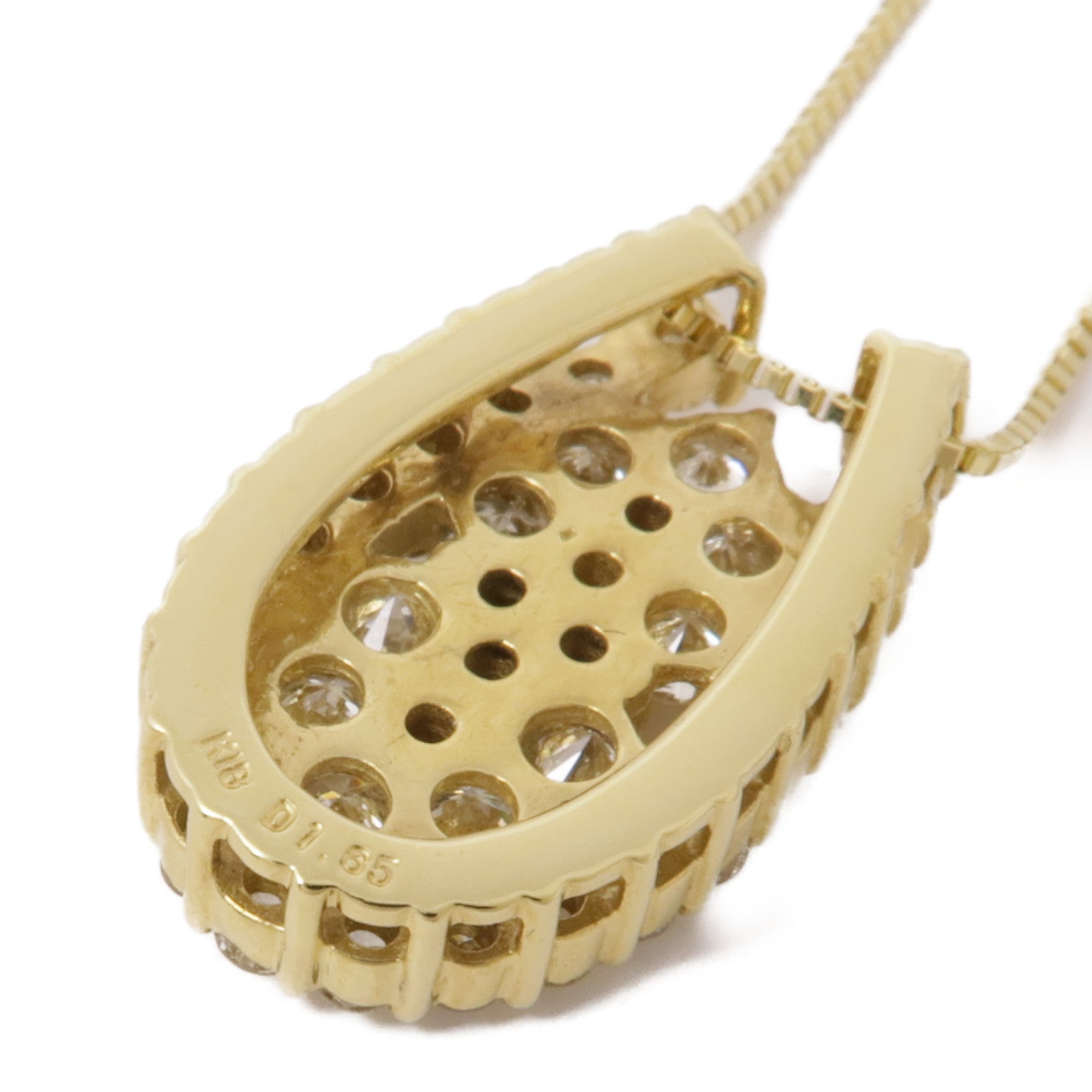 JEWELRY Diamond Necklace 18K Yellow Gold