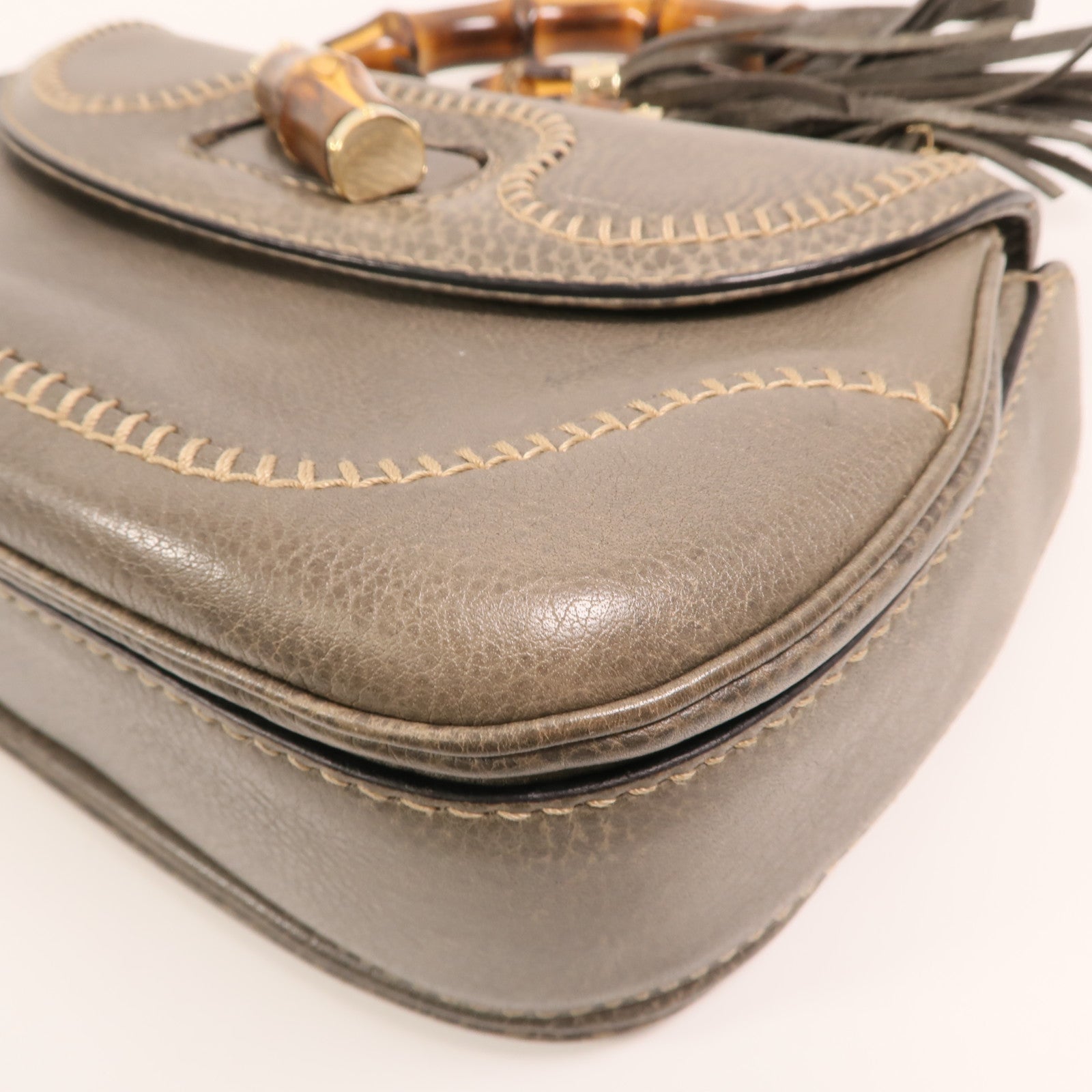 GUCCI 牛皮皮革2 Way Shoulder金扣手挽肩背兩用袋