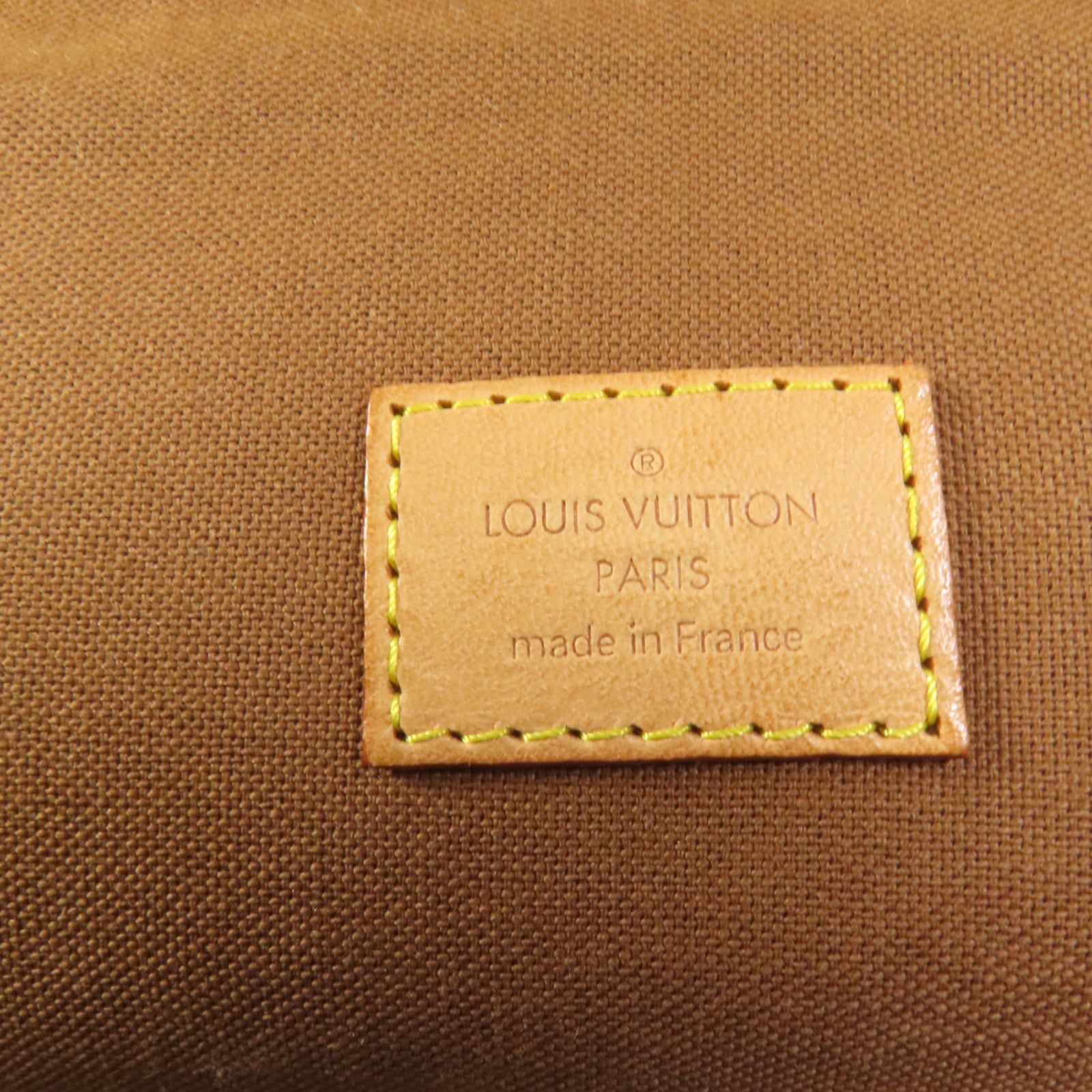 LOUIS VUITTON Monogram Bosphore金扣肩背袋棕色