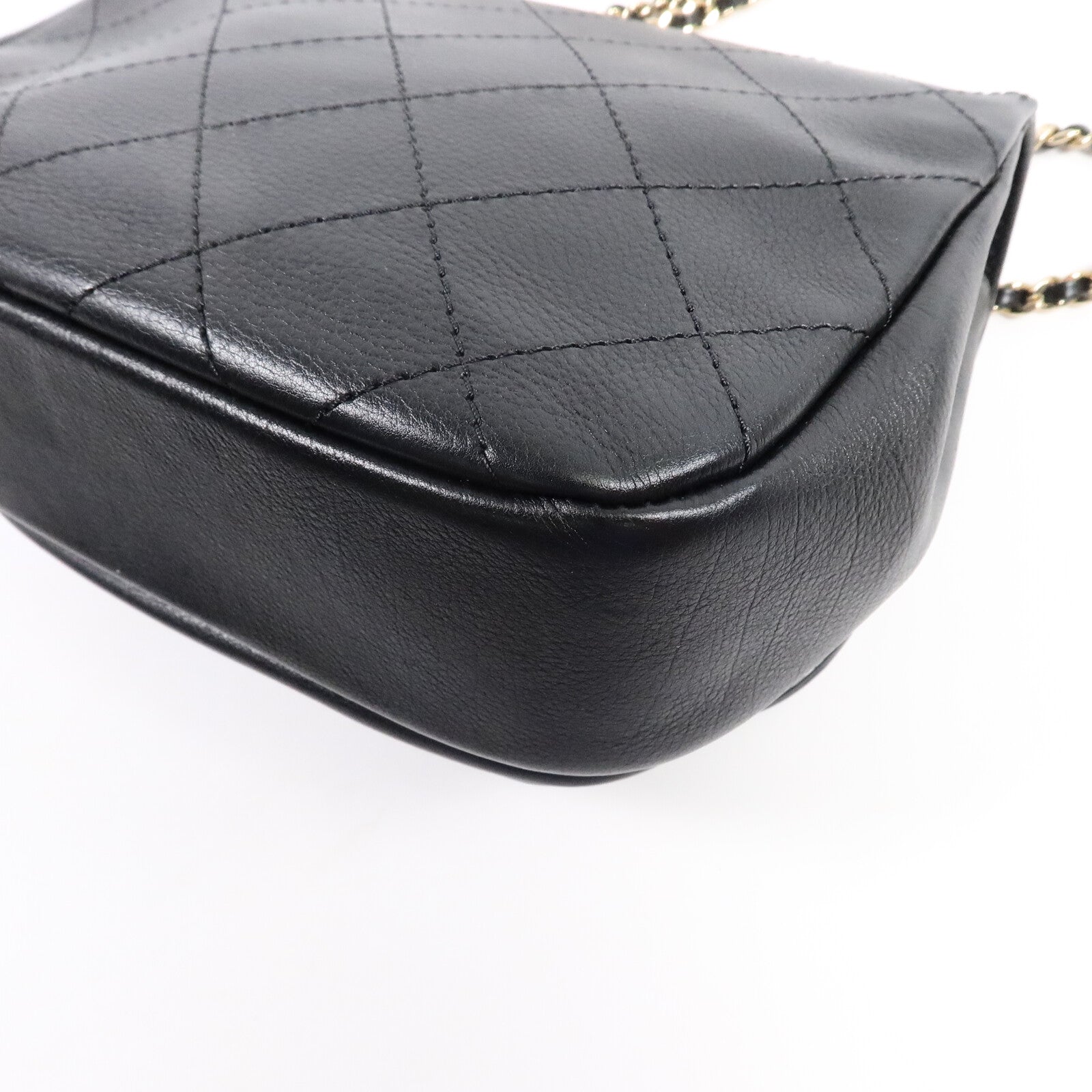 CHANEL 牛皮皮革Chain Shoulder Bag鏈帶肩背袋