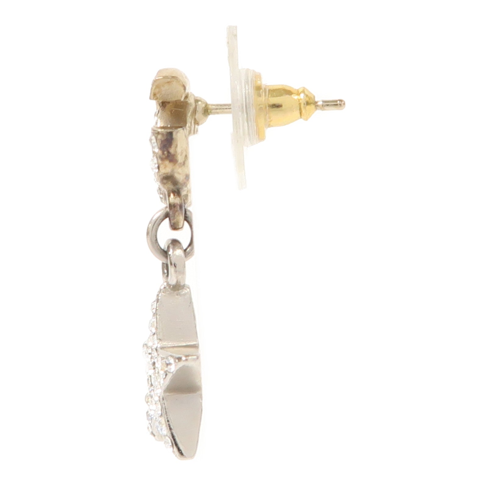 CHANEL 金屬Earring耳環銀色