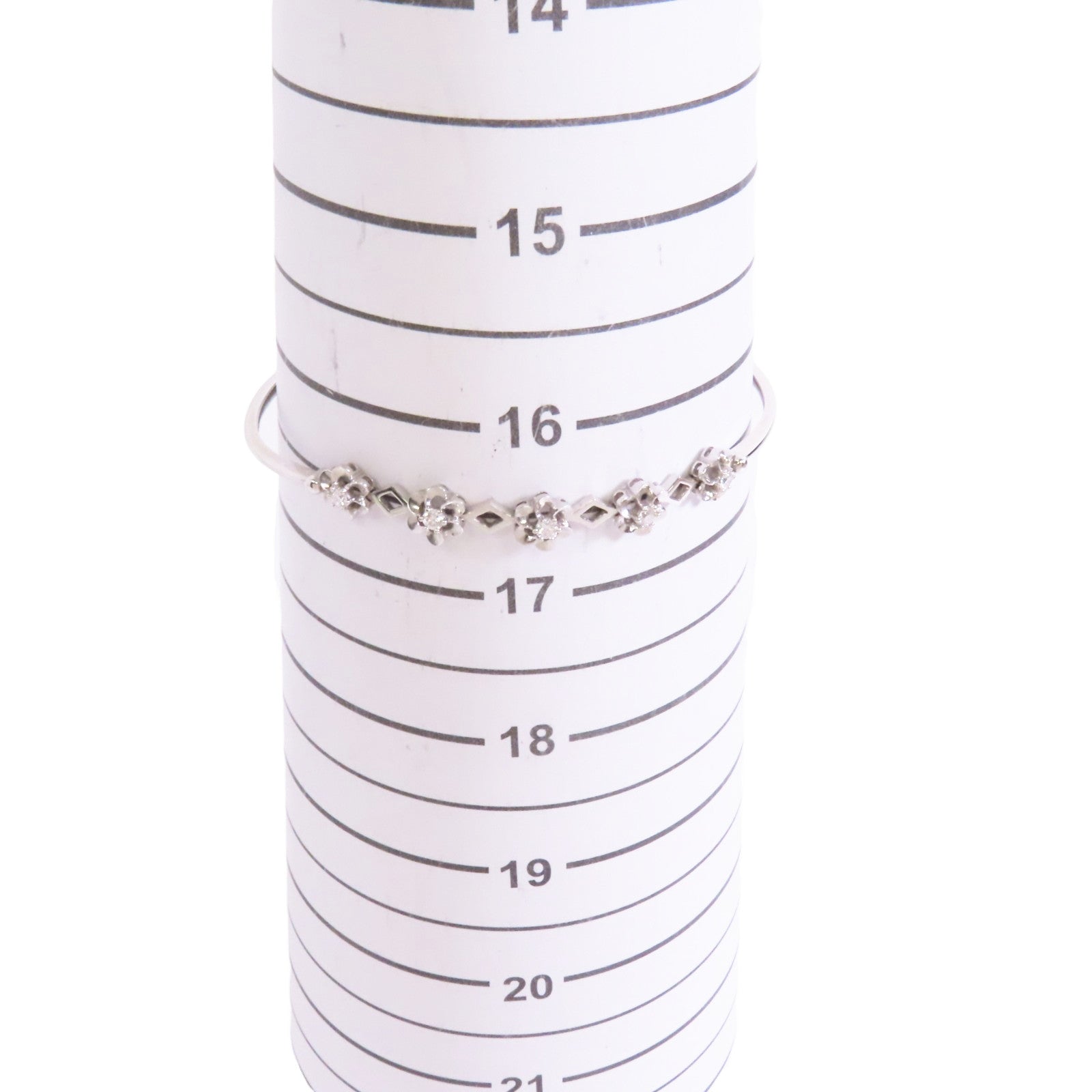 JEWELRY 18K白金Diamond Bracelet鑽石手鏈