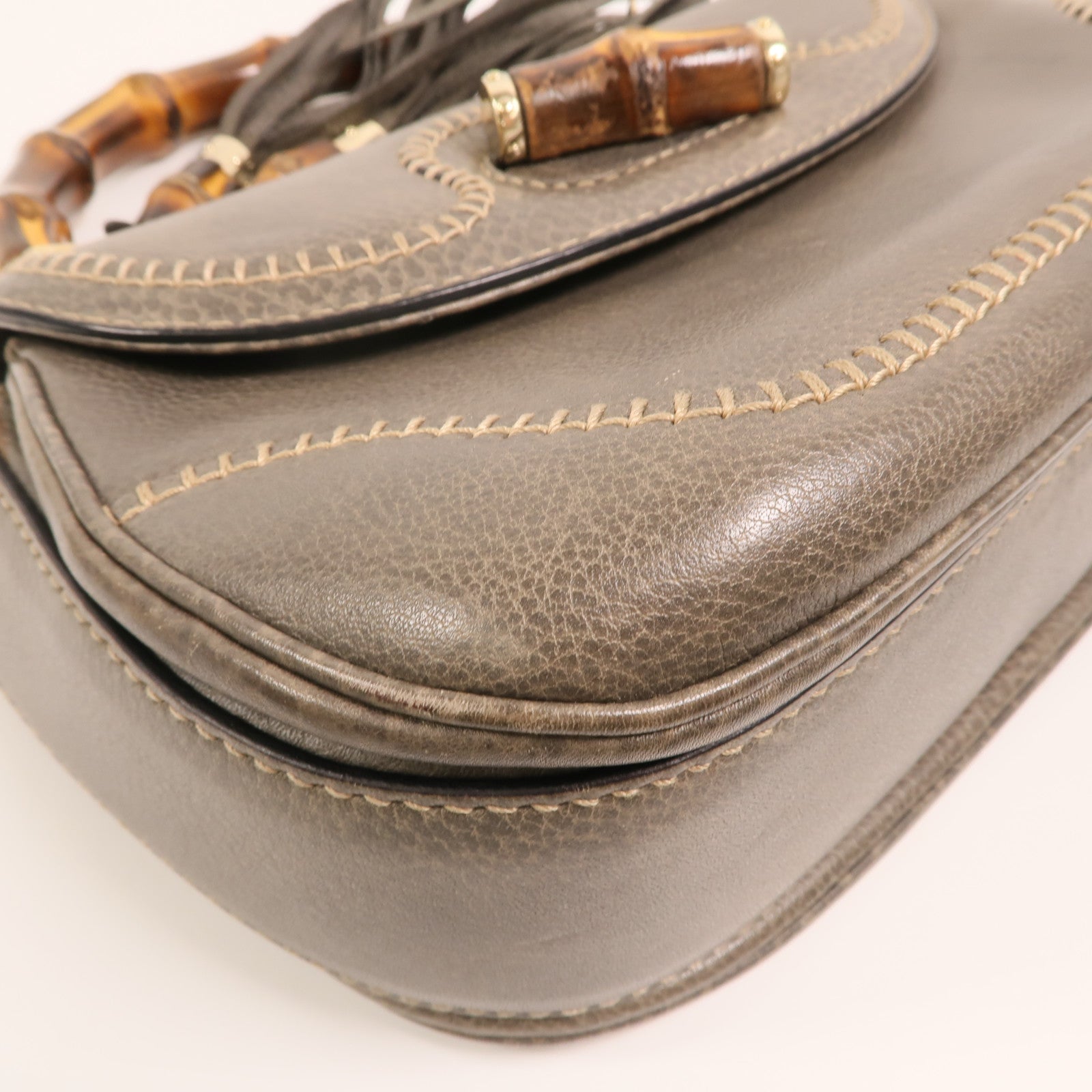 GUCCI 牛皮皮革2 Way Shoulder金扣手挽肩背兩用袋