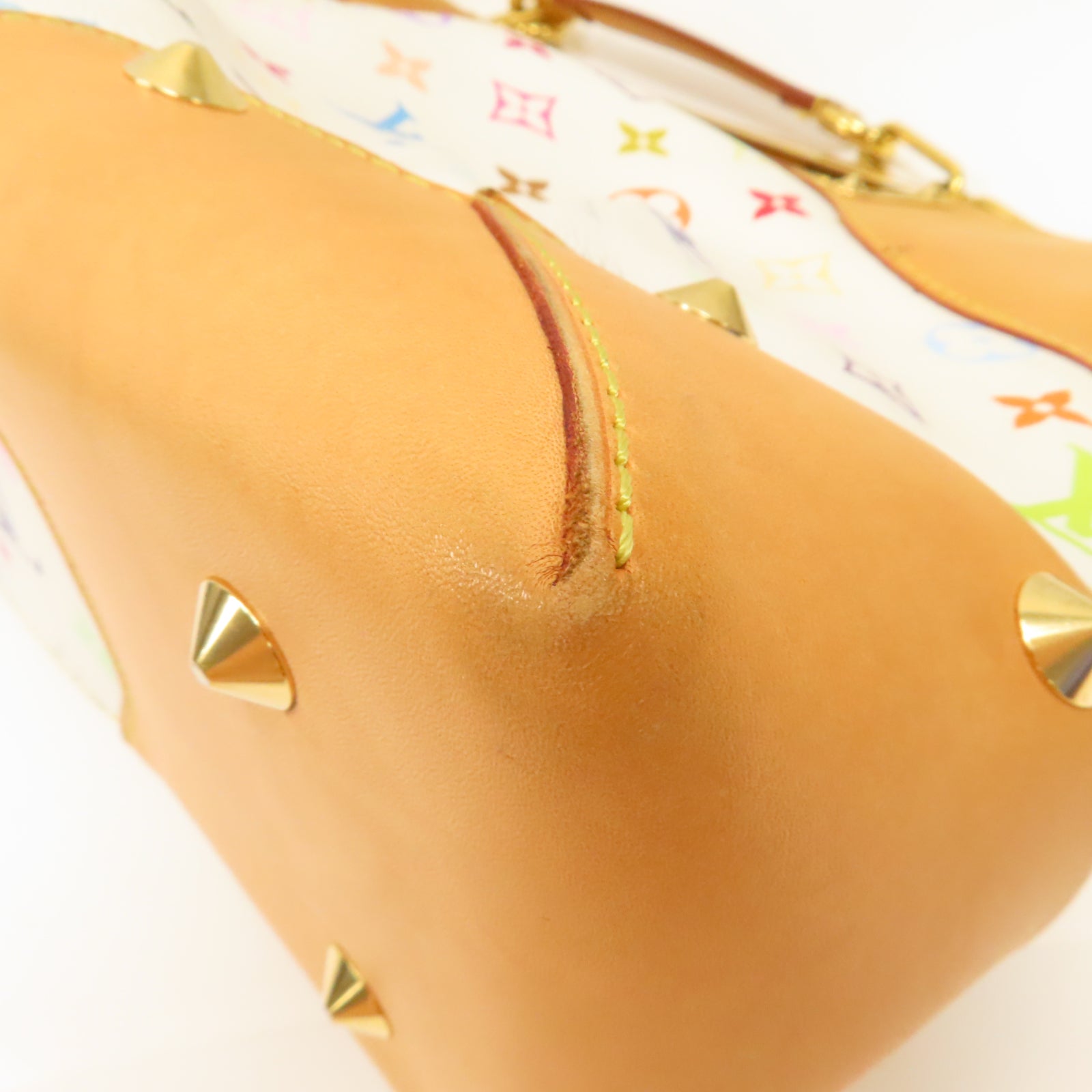 LOUIS VUITTON Monogram Multicolore Judy GM金扣手挽肩背兩用袋白色/彩色