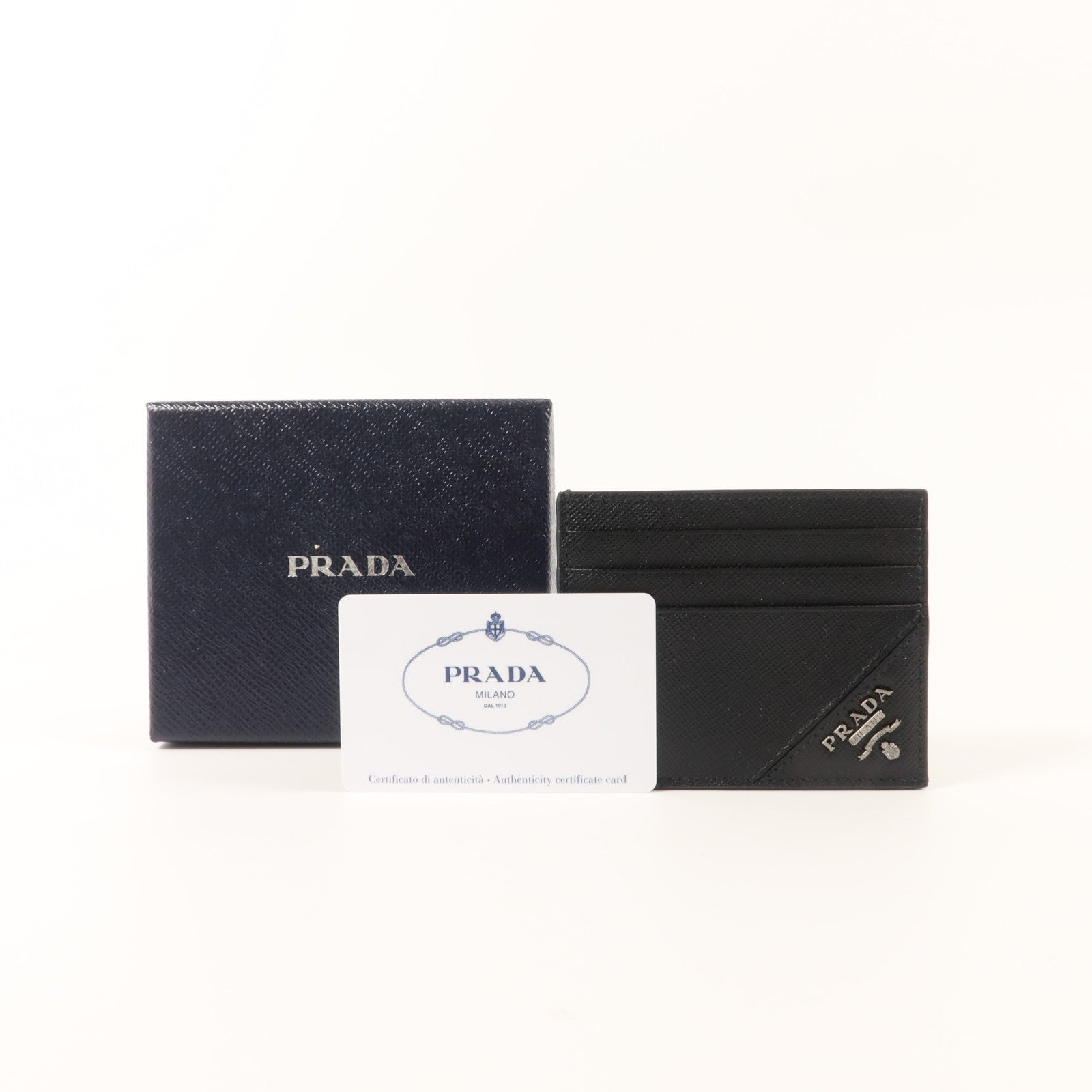 PRADA Saffiano皮革Card Holder卡片套