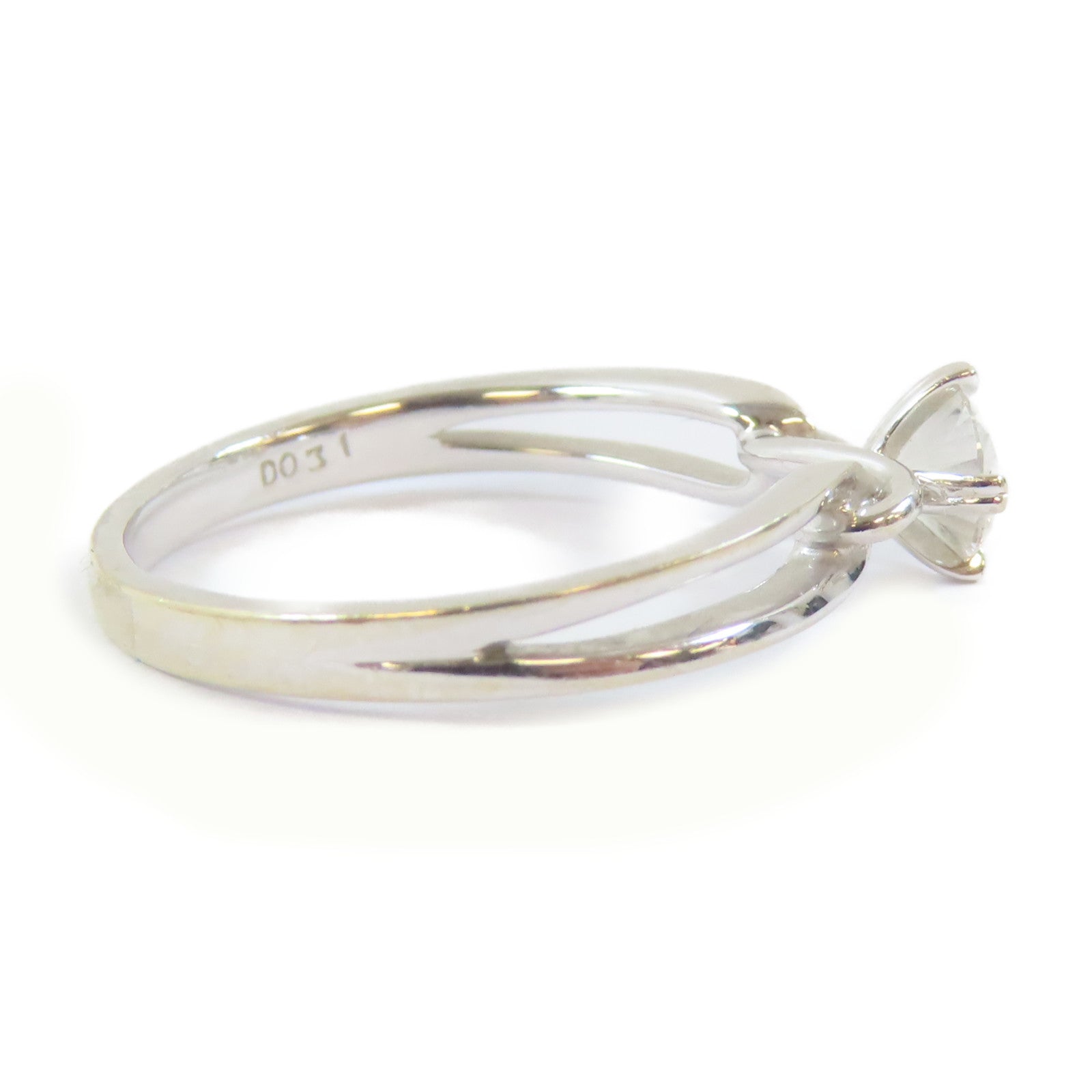 JEWELRY 18K白金Diamond Ring0.31ct鑽石戒指US#5.5
