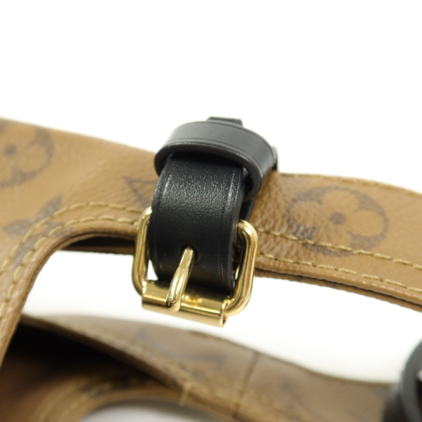 LOUIS VUITTON Monogram Reverse Atlantis BB金扣手挽肩背兩用袋
